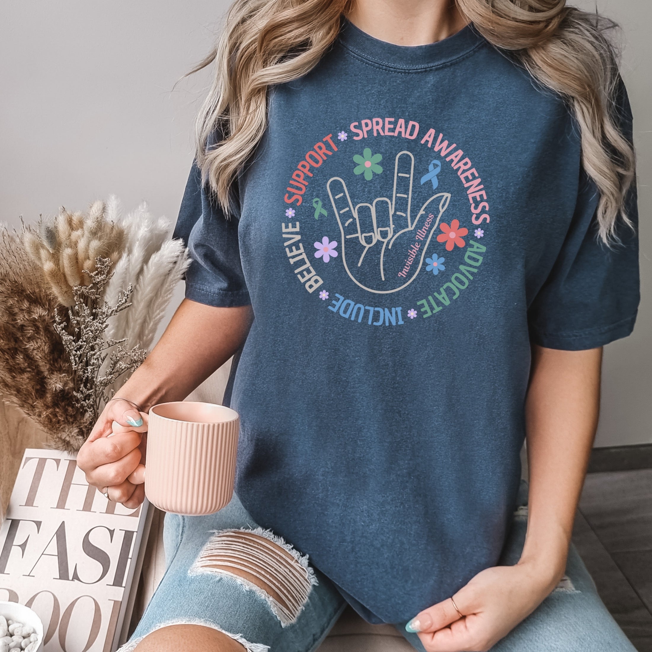 Boho Invisible Illness T-Shirt - Comfort Colors®