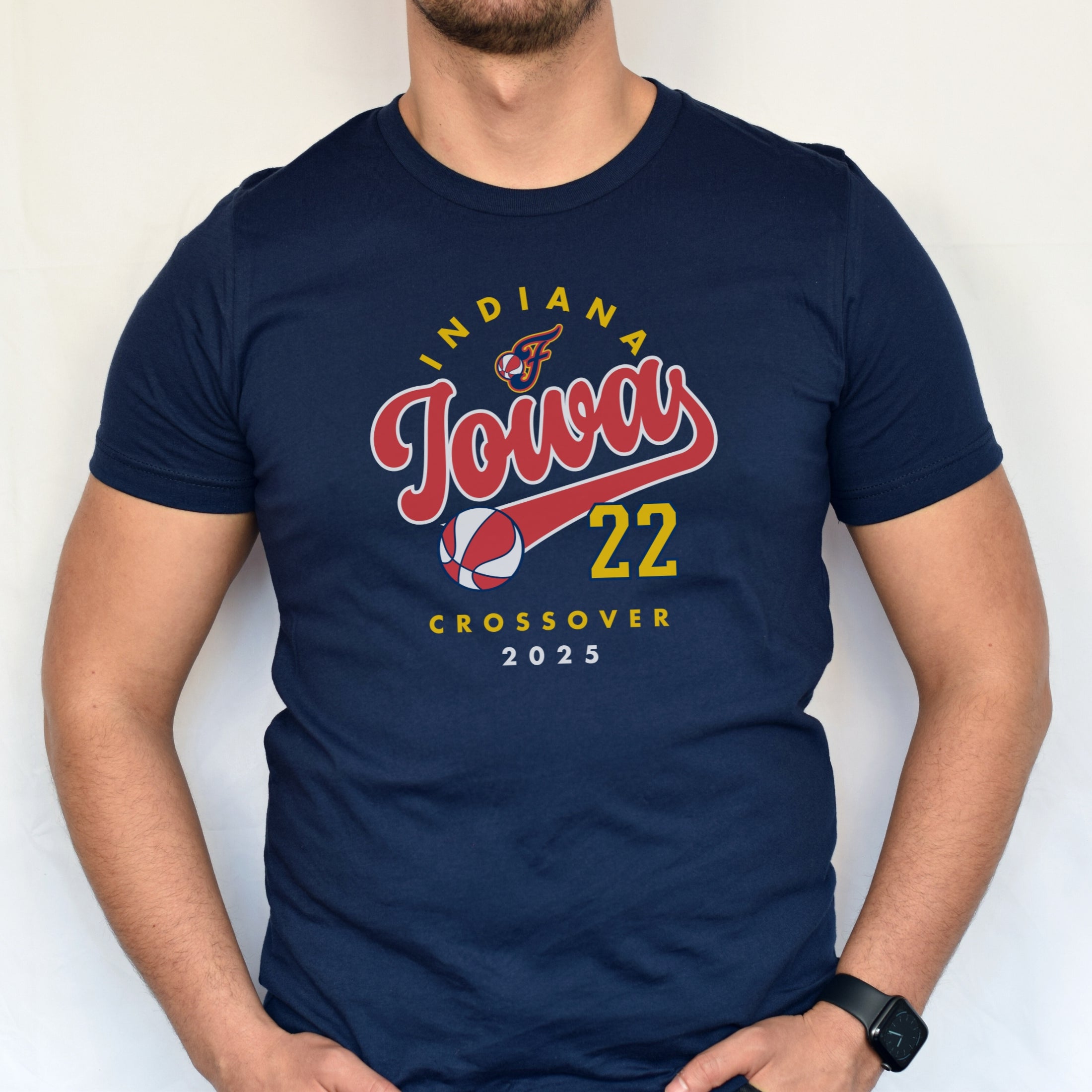 Indiana Iowa 2025 Crossover T-Shirt