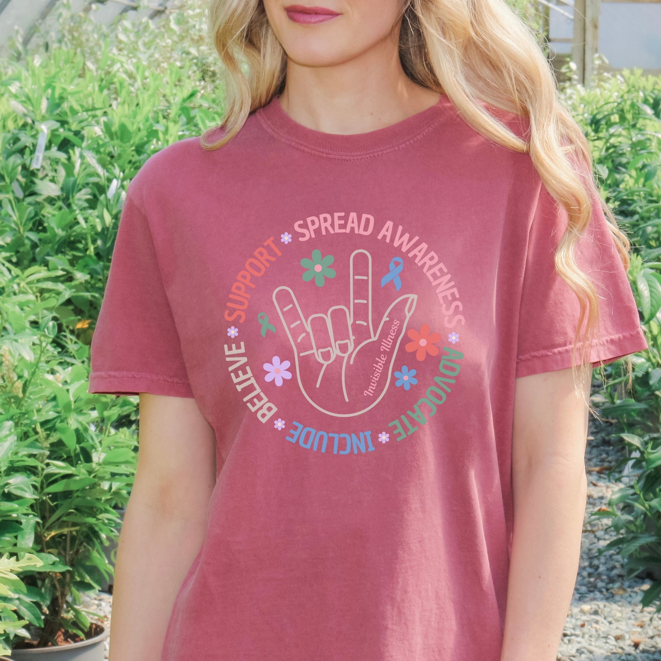 Boho Invisible Illness T-Shirt - Comfort Colors®