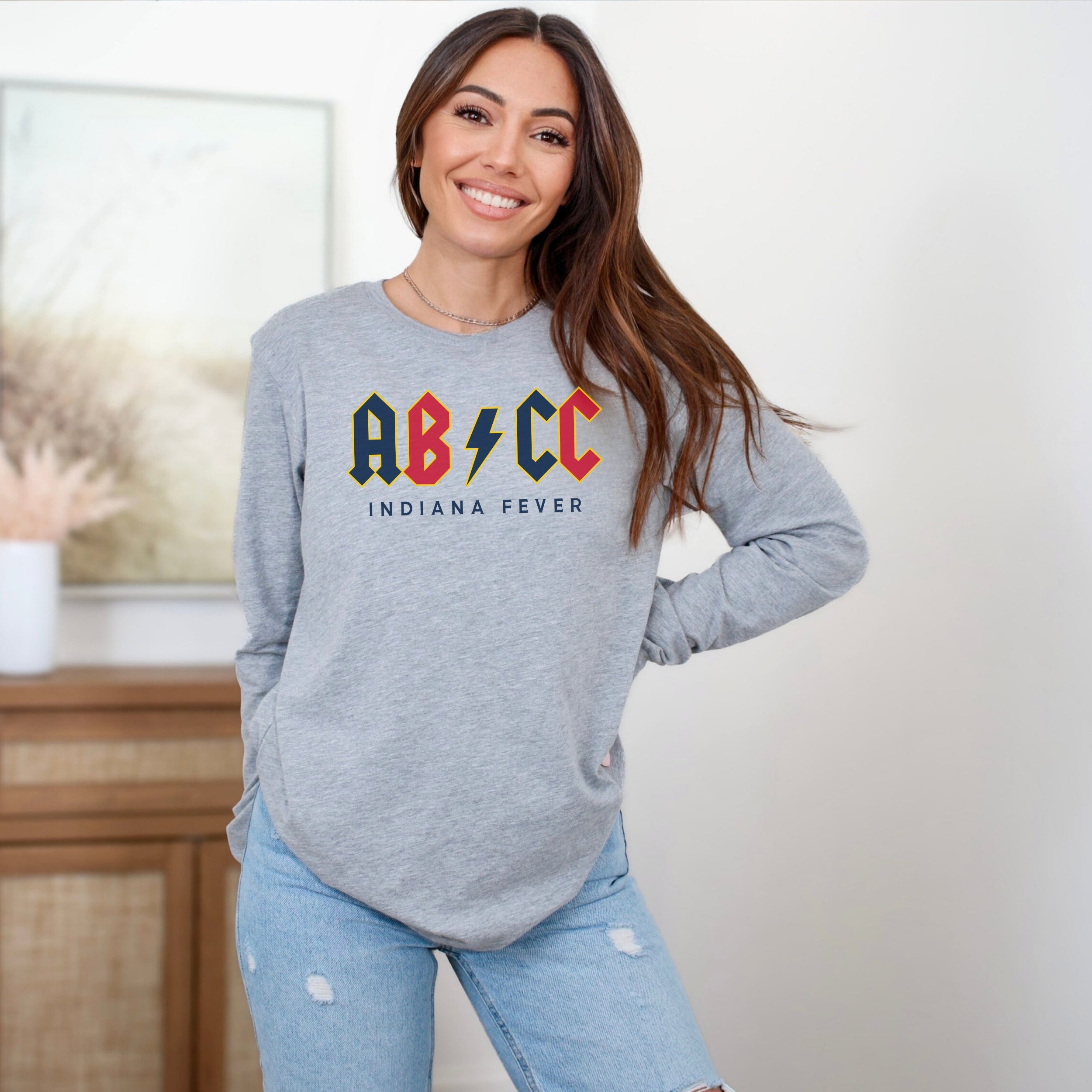 ABCC Aliyah Boston and Caitlin Clark Long Sleeve Tee