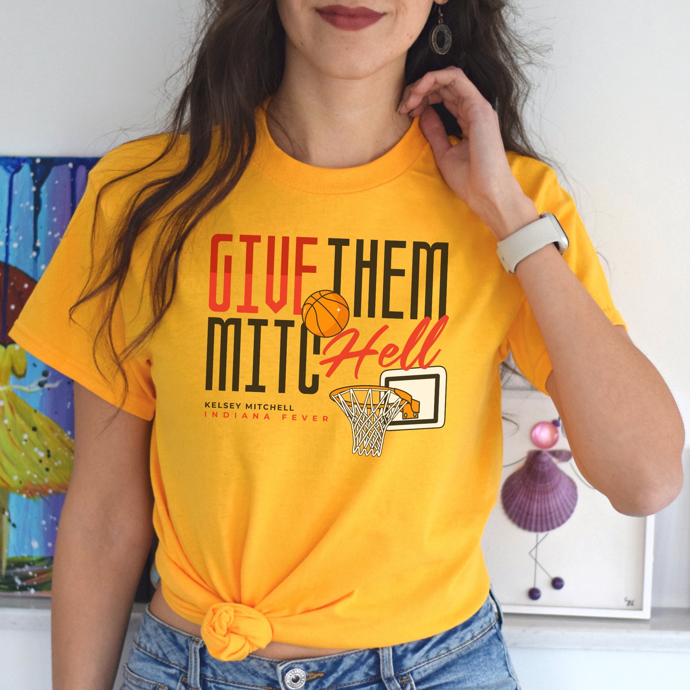 Kelsey Mitchell - Give Them Mitch(Hell) T-Shirt