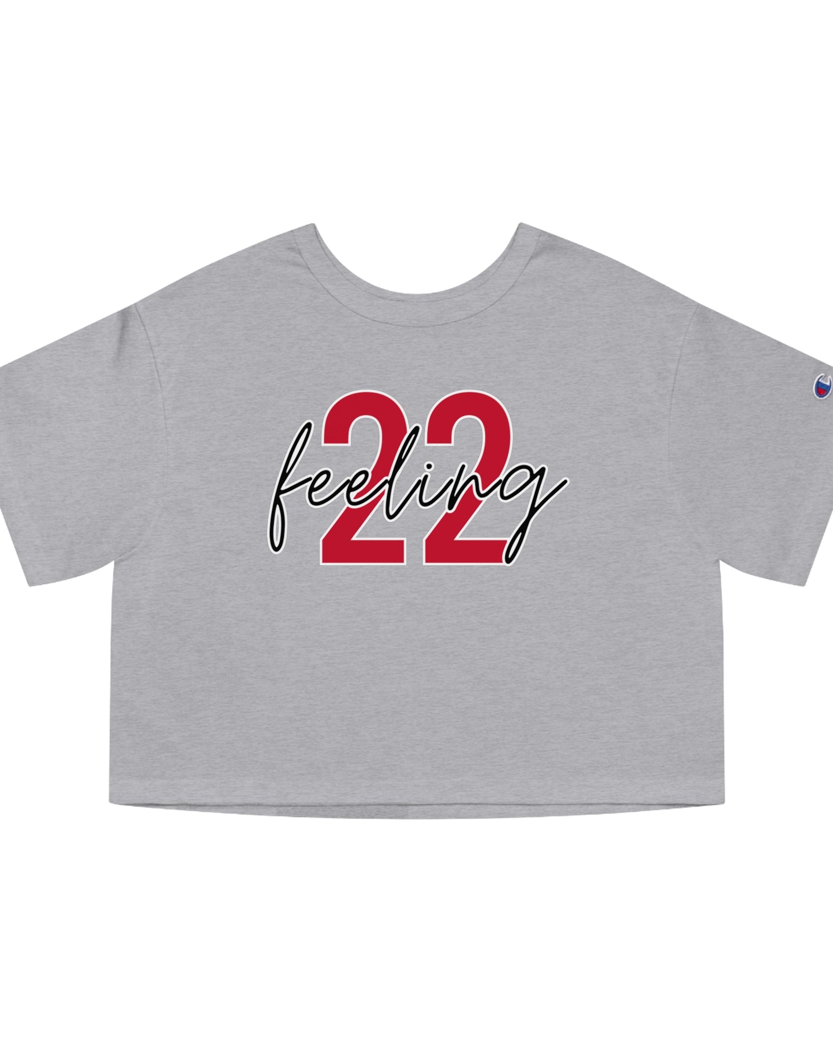 Oxford Grey feeling 22 Caitlin Clark crop top