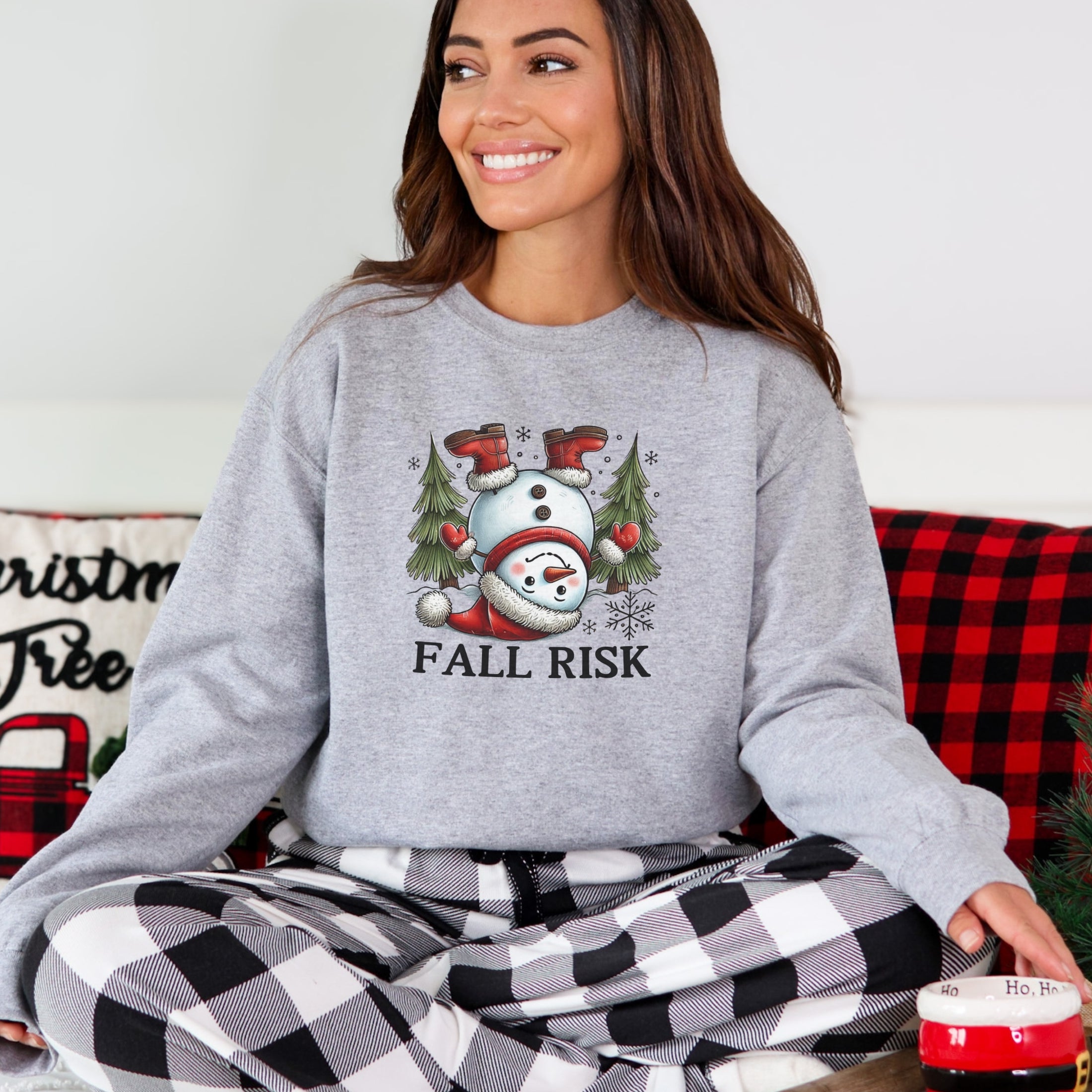 Fall Risk Christmas Sweatshirt
