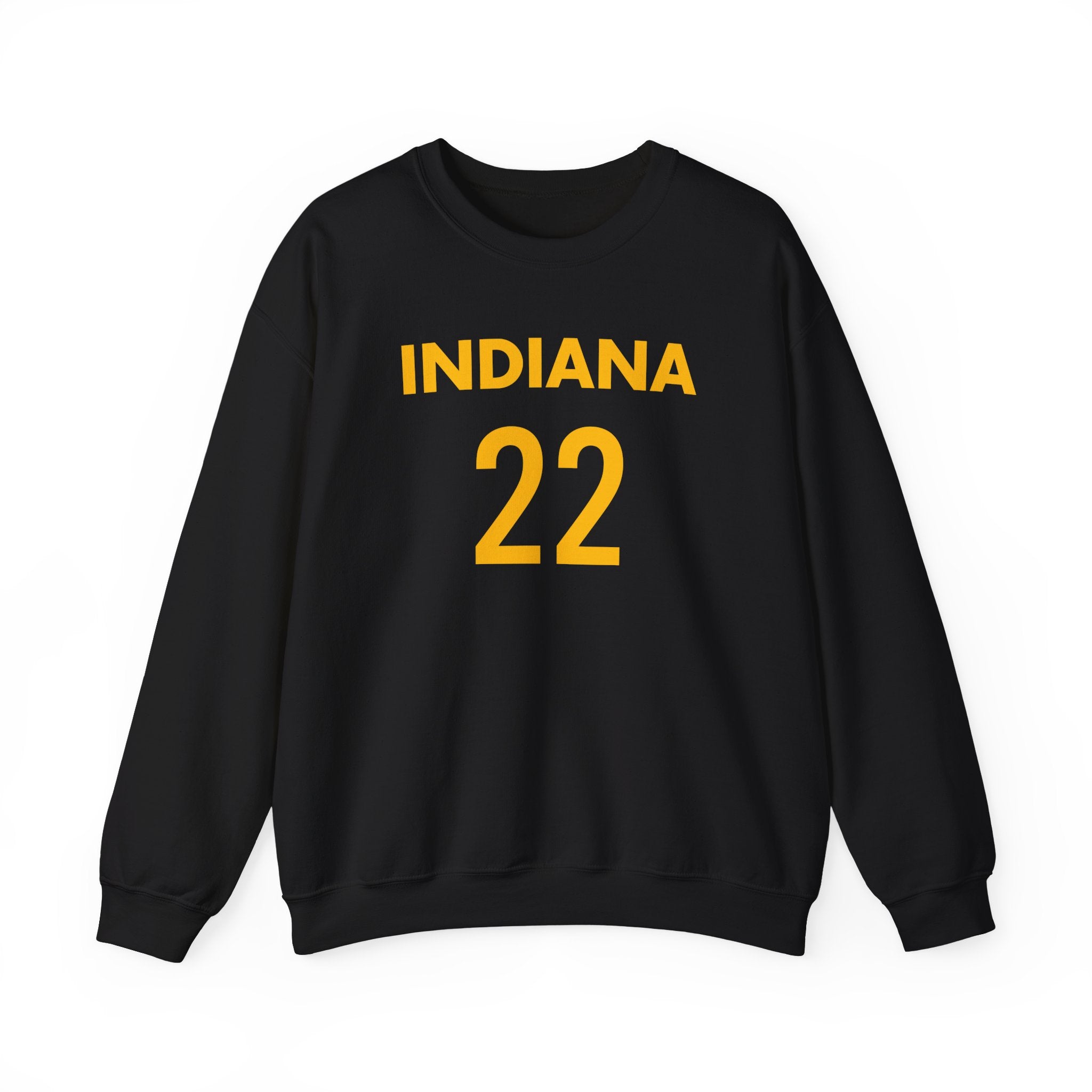 Front of Caitlin Clark Kate Martin sweatshirt in black