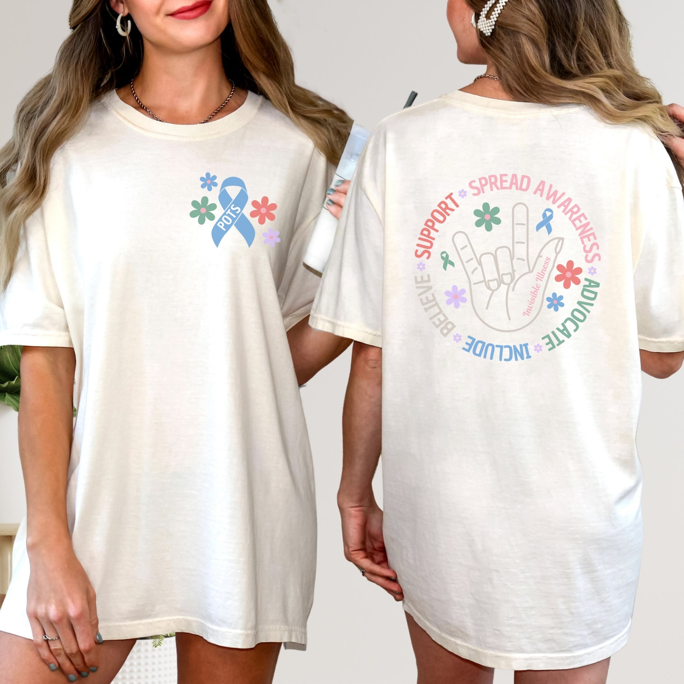 Comfort Colors® Custom Illness Boho Invisible Illness T-Shirt