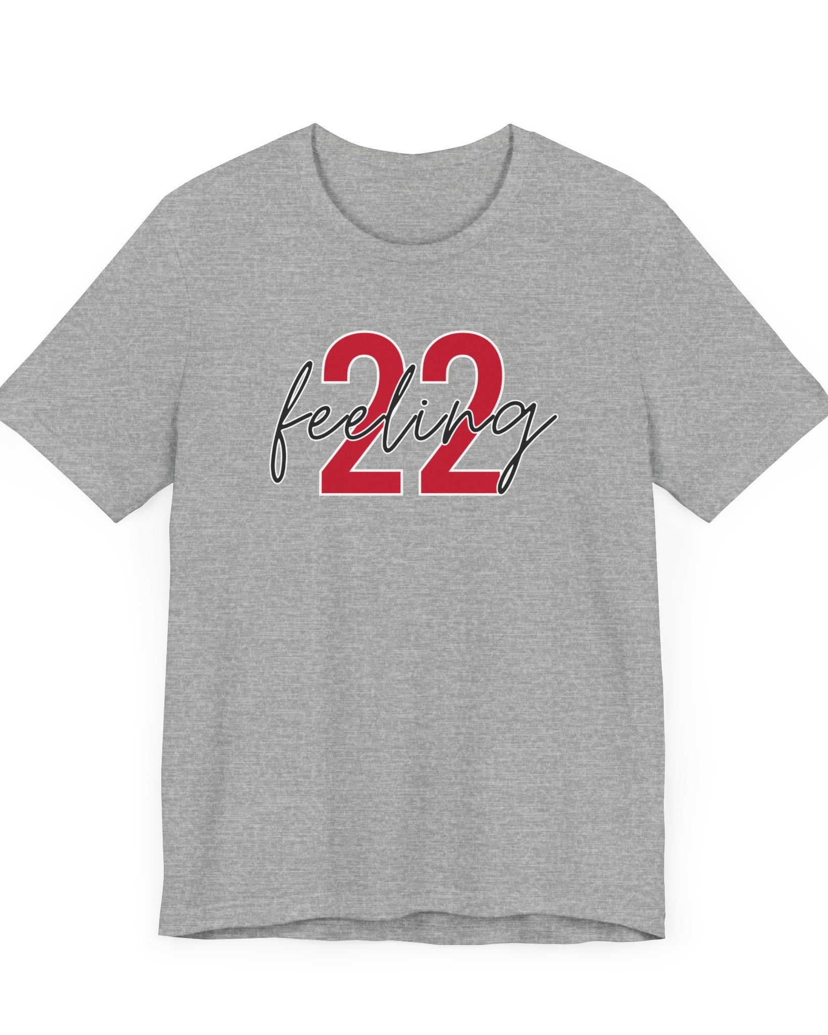 Athletic heather feeling 22 t-shirt