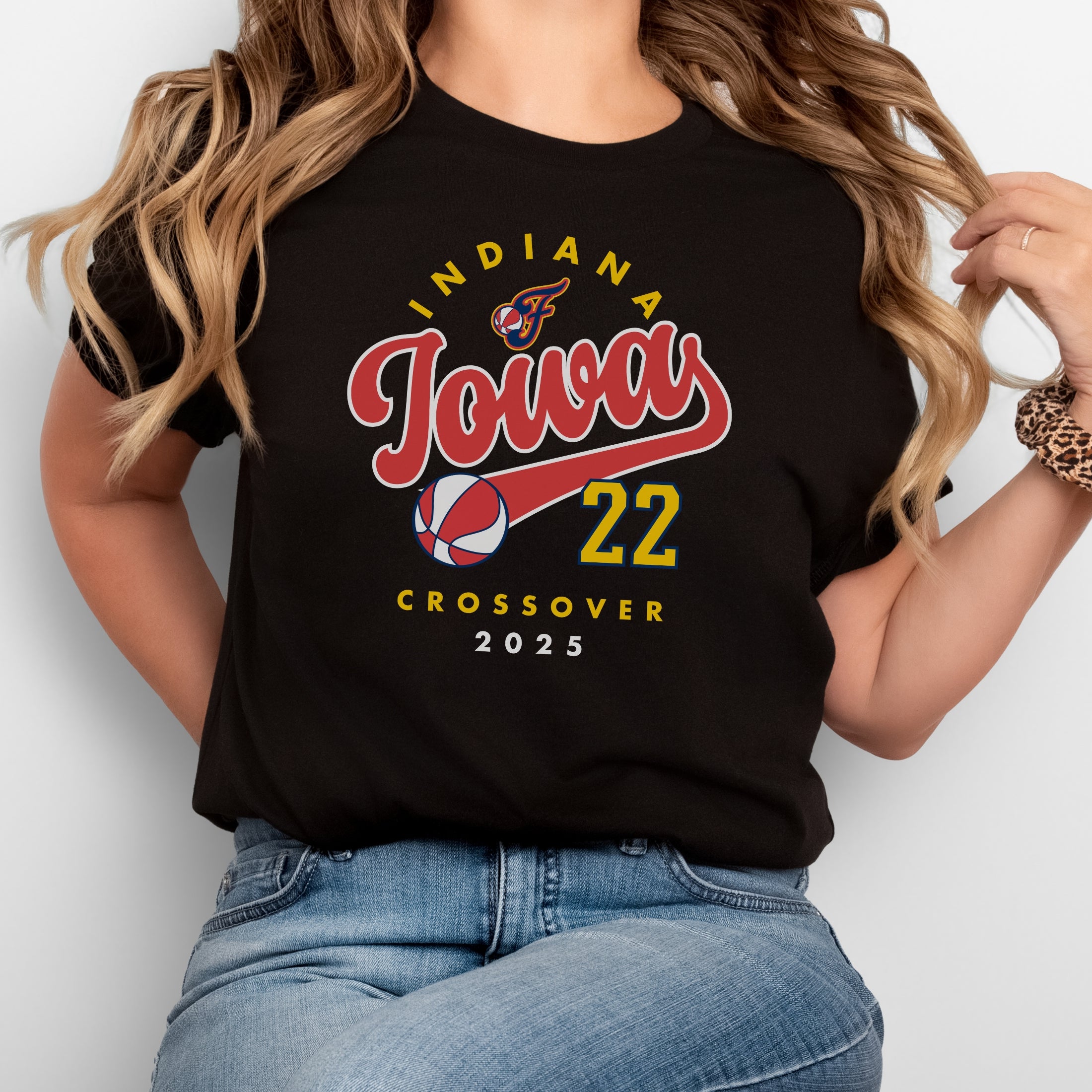 Indiana Iowa 2025 Crossover T-Shirt