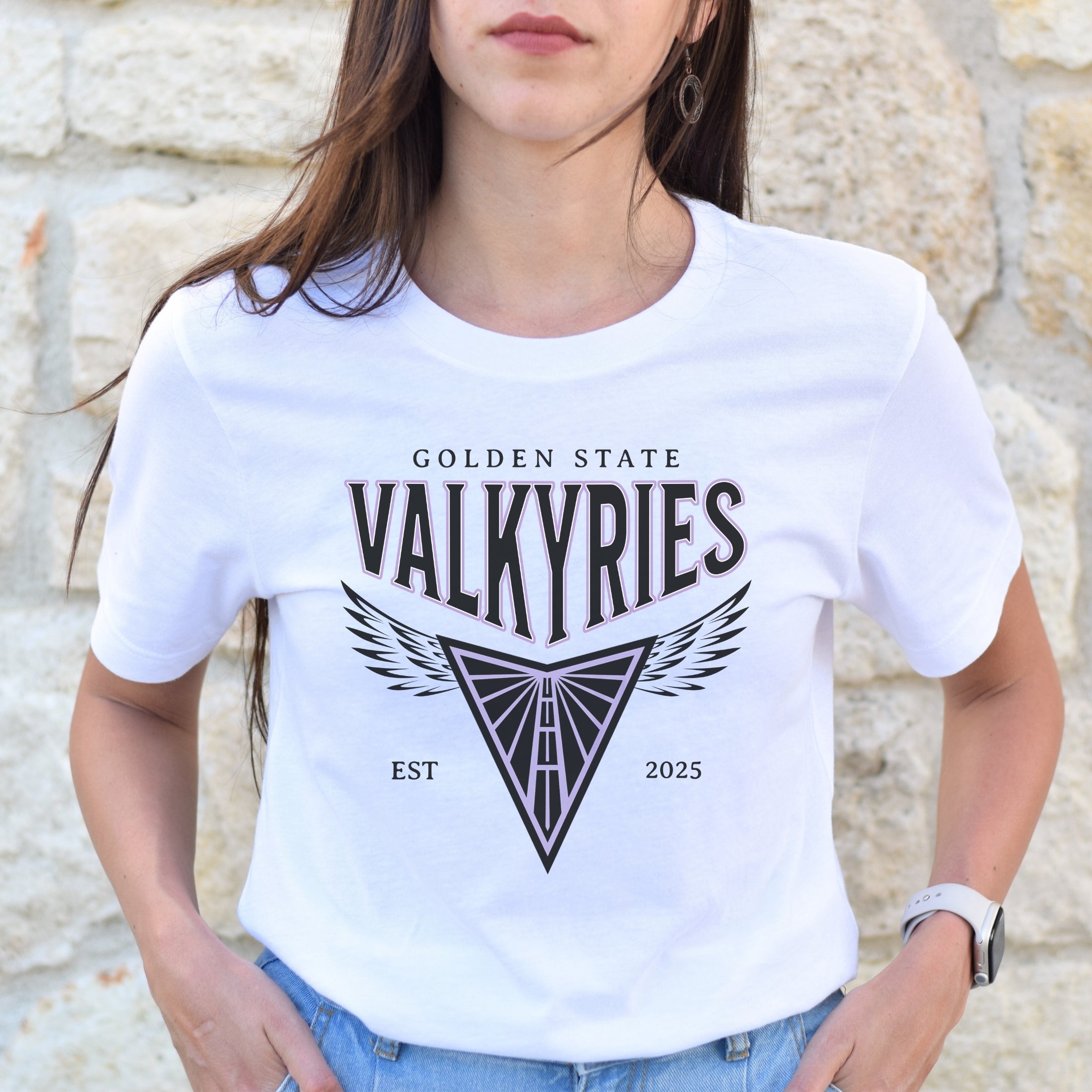 Valkyries Golden State Wings Logo T-Shirt