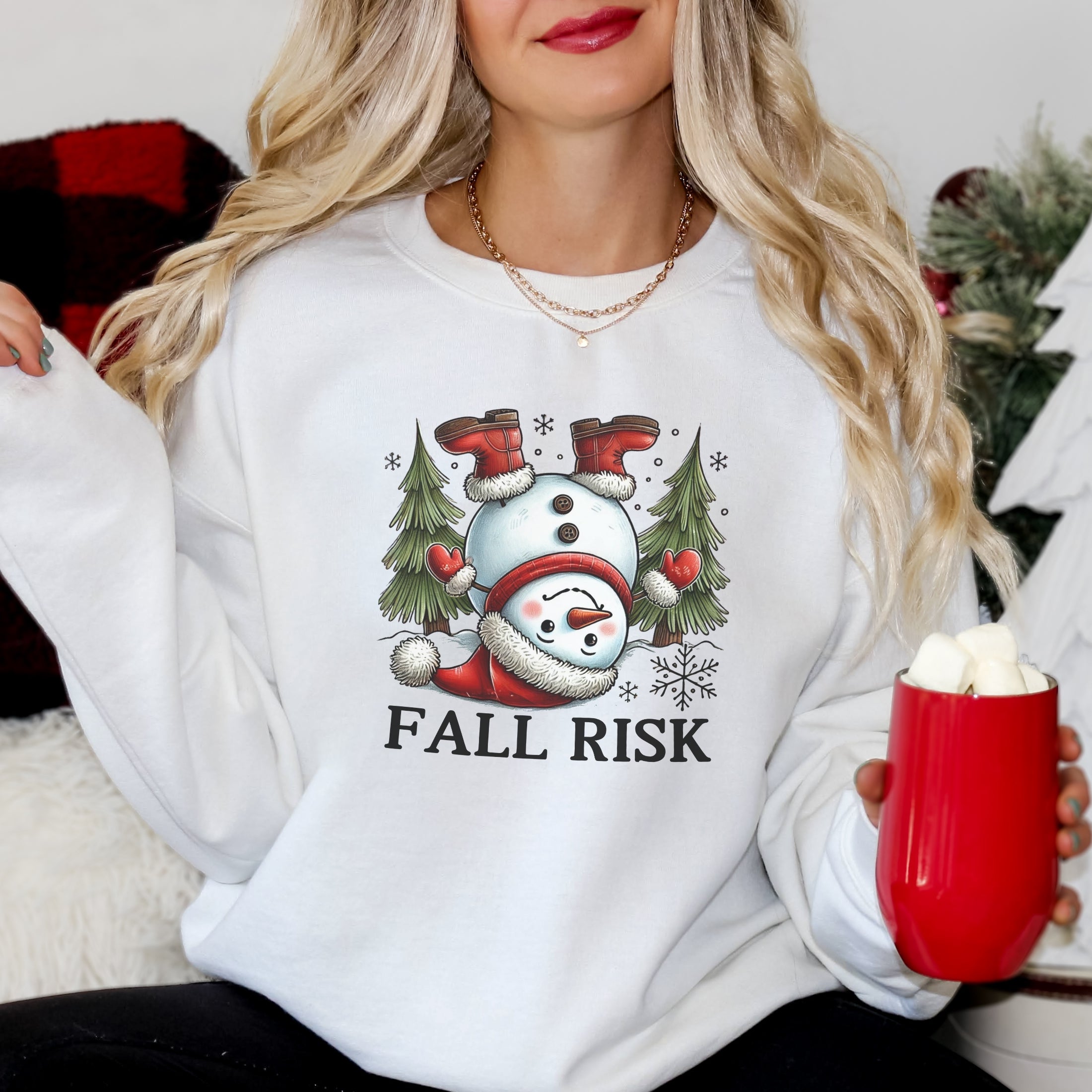 Fall Risk Christmas Sweatshirt