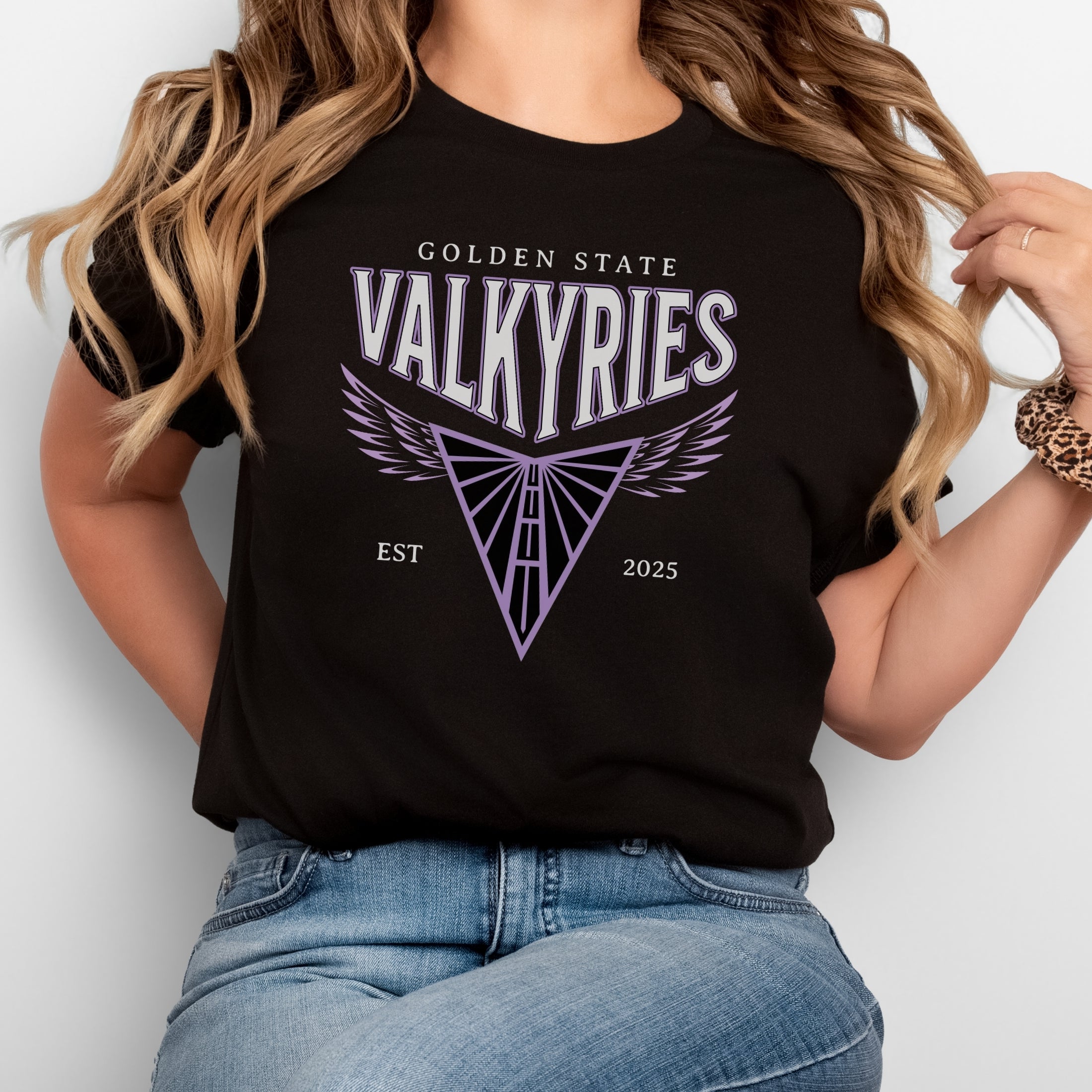 Valkyries Golden State Wings Logo T-Shirt