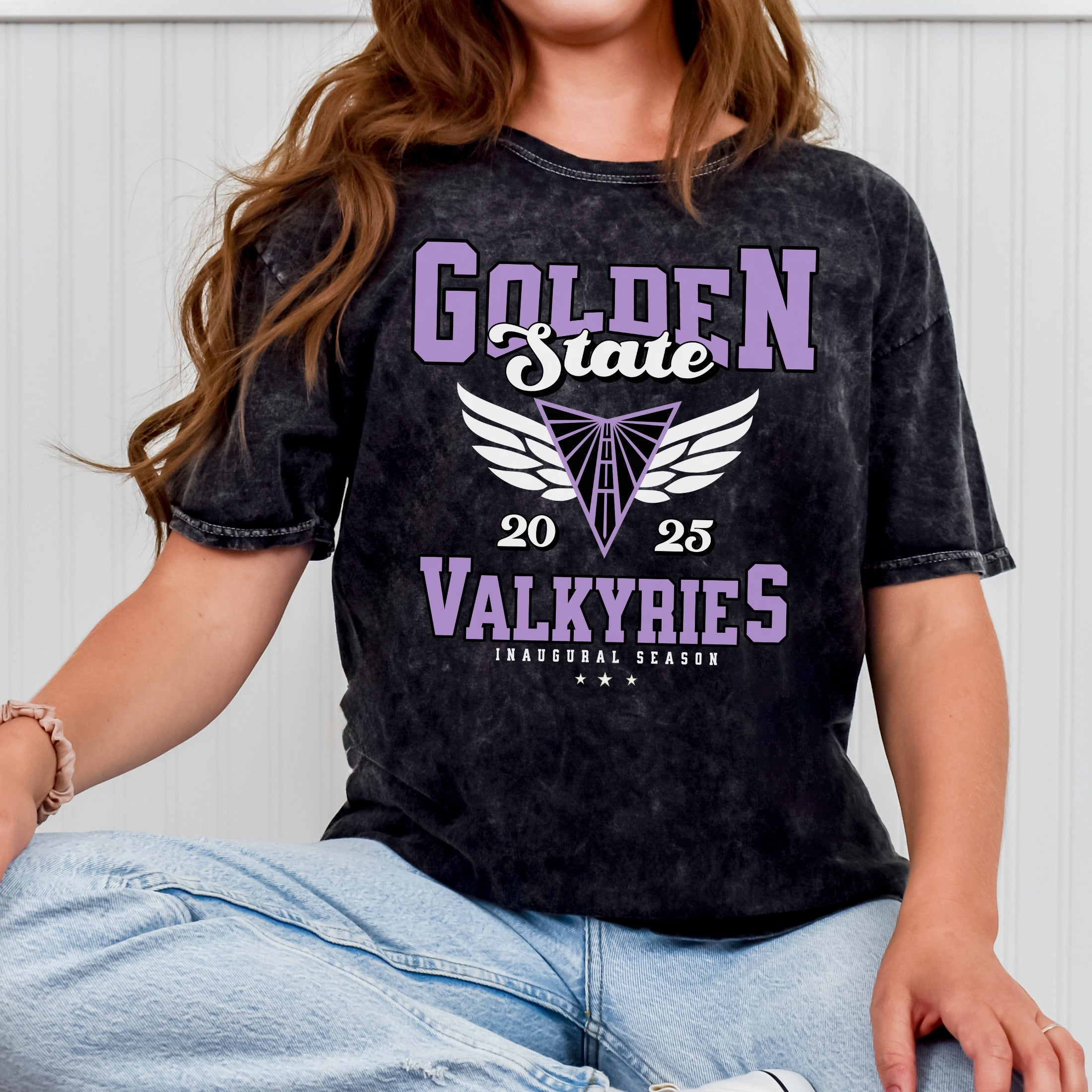 Inaugural Season Golden State Valkyries Mineral Wash T-Shirt