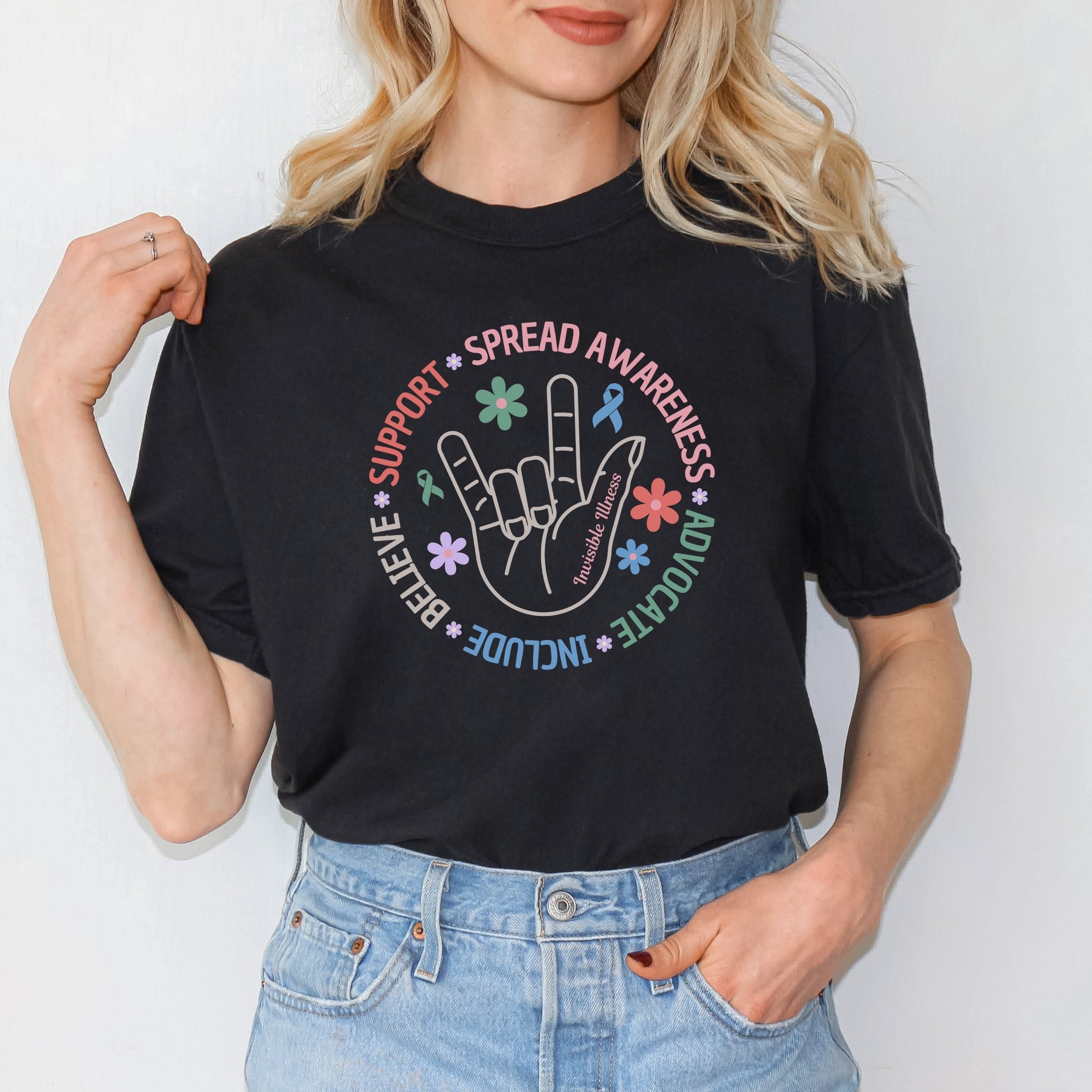 Boho Invisible Illness T-Shirt - Comfort Colors®