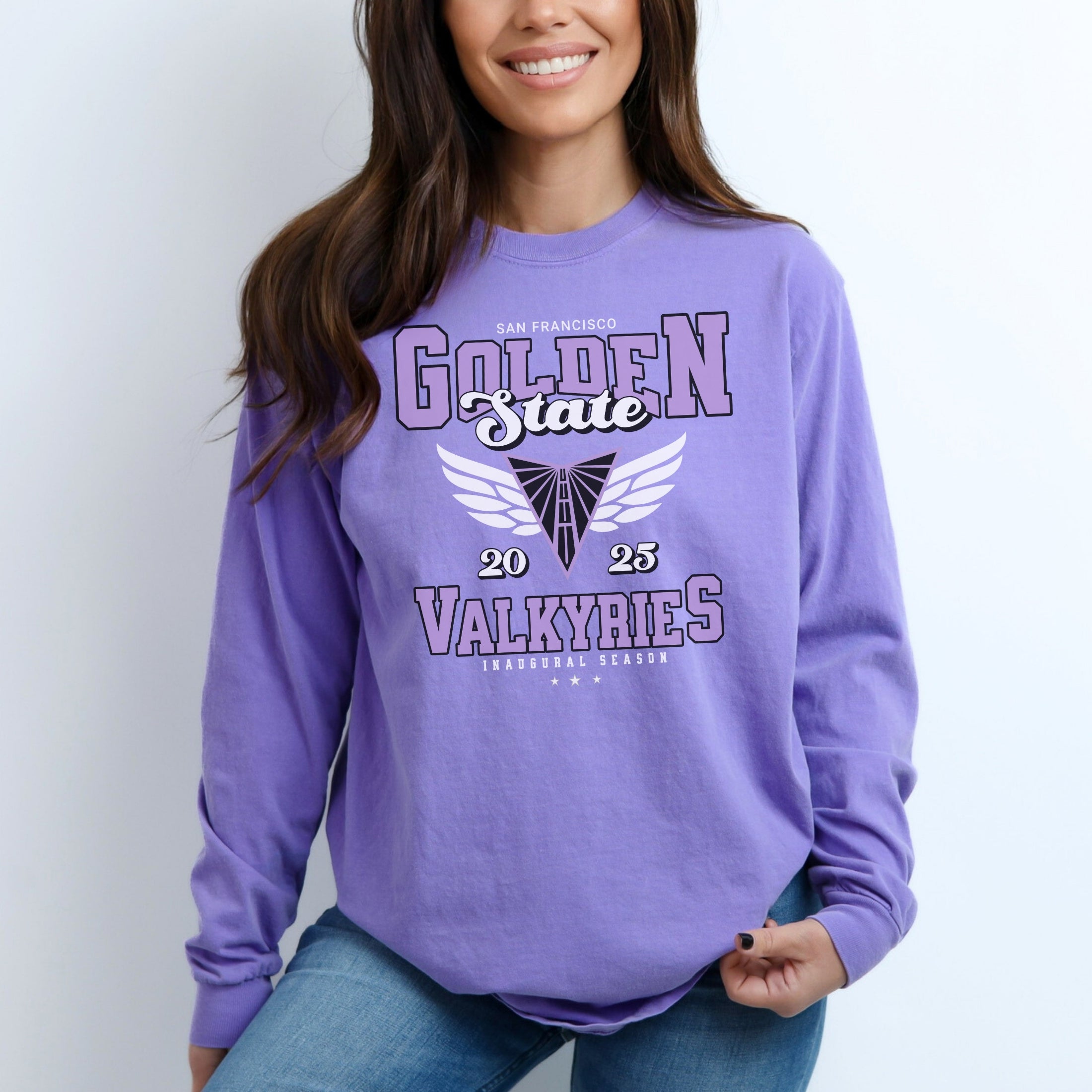 Inaugural Season Golden State Valkyries Long Sleeve T-Shirt
