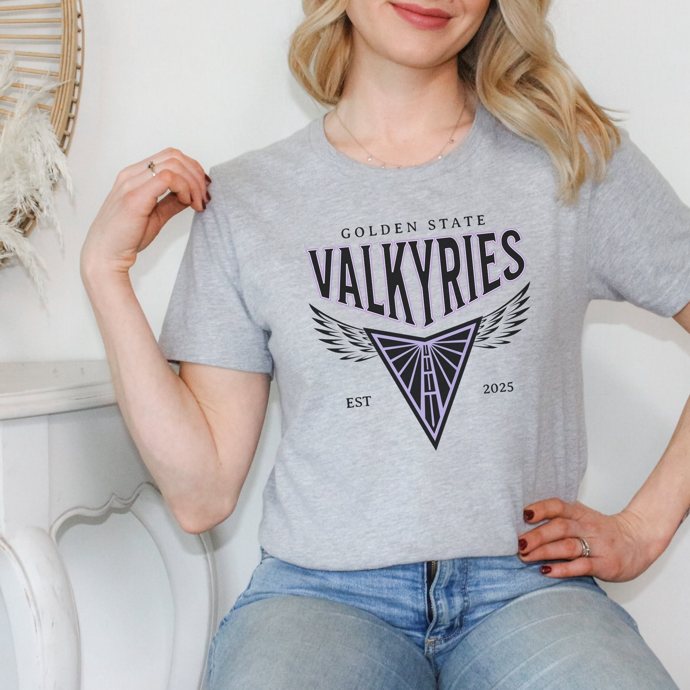 Valkyries Golden State Wings Logo T-Shirt