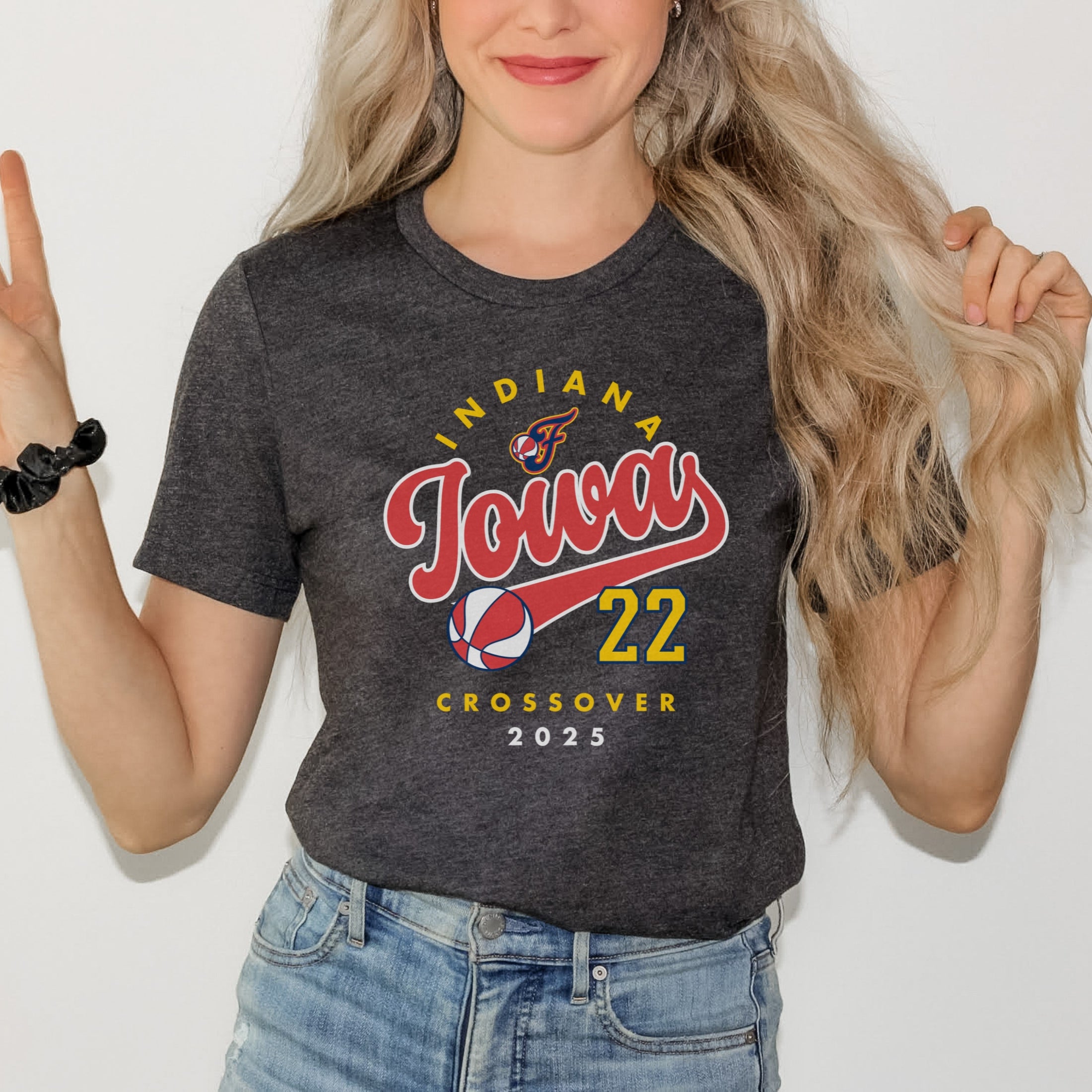 Indiana Iowa 2025 Crossover T-Shirt