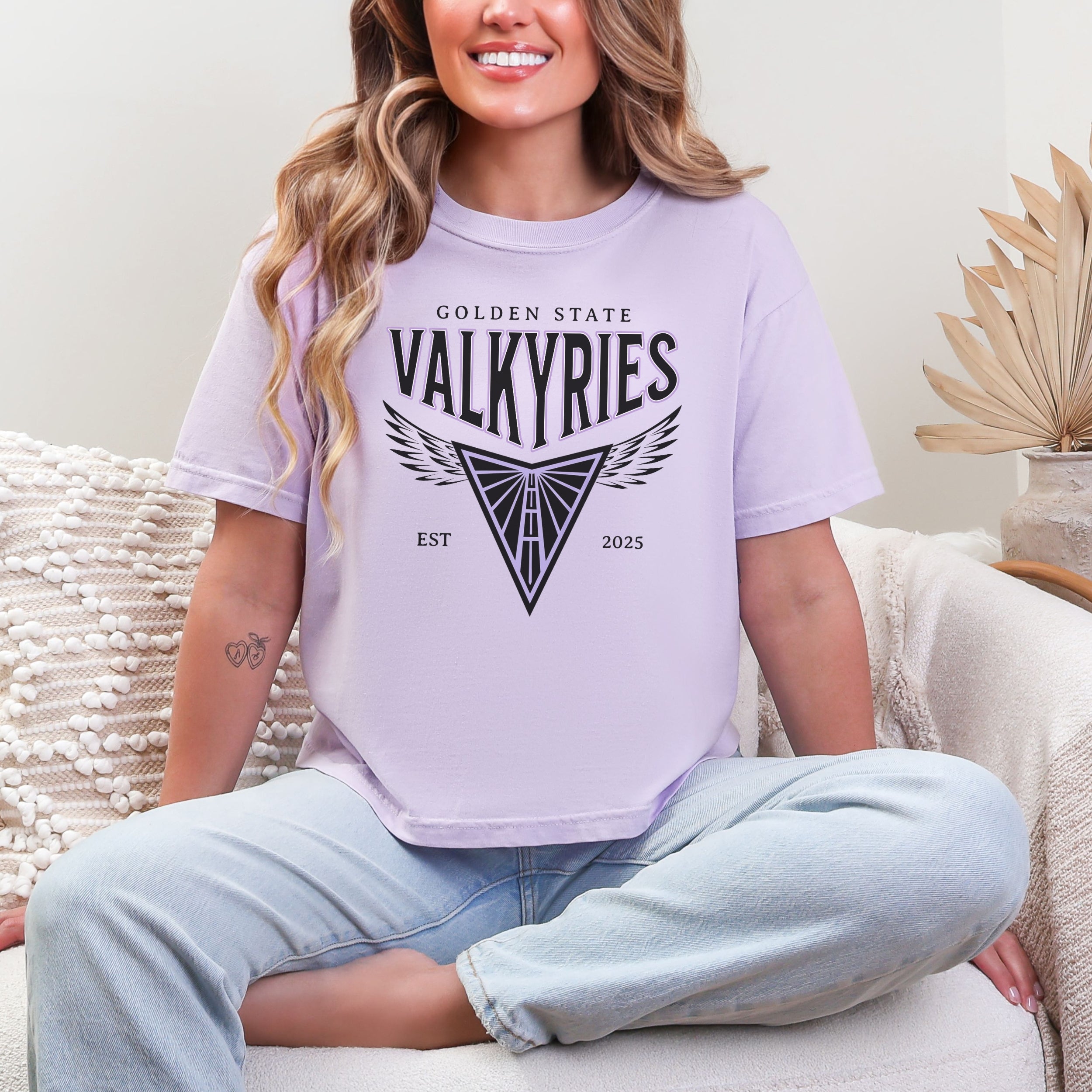Valkyries Golden State Wings Women's Boxy Crop Top
