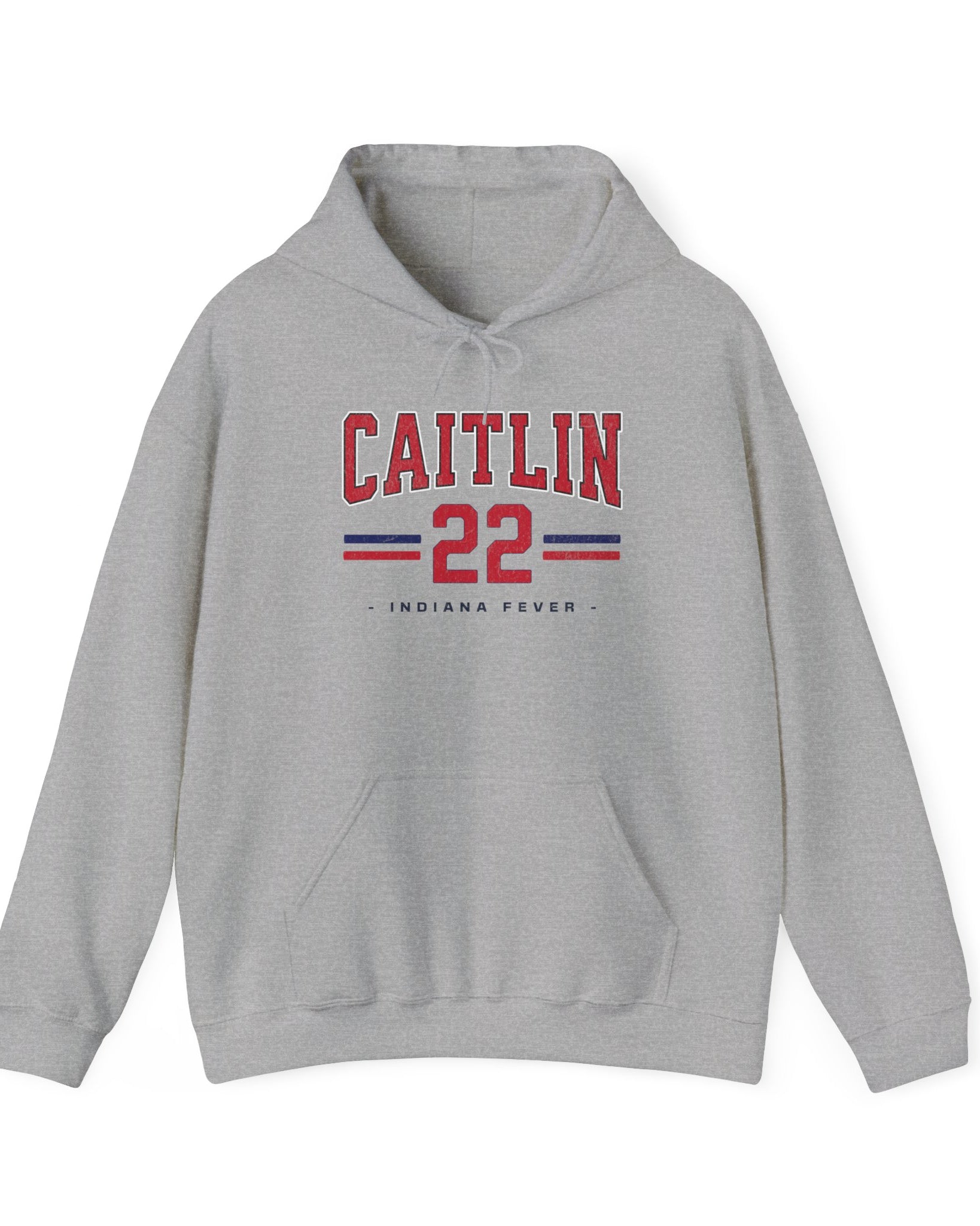 Caitlin Clark 22 Hoodie in sport grey