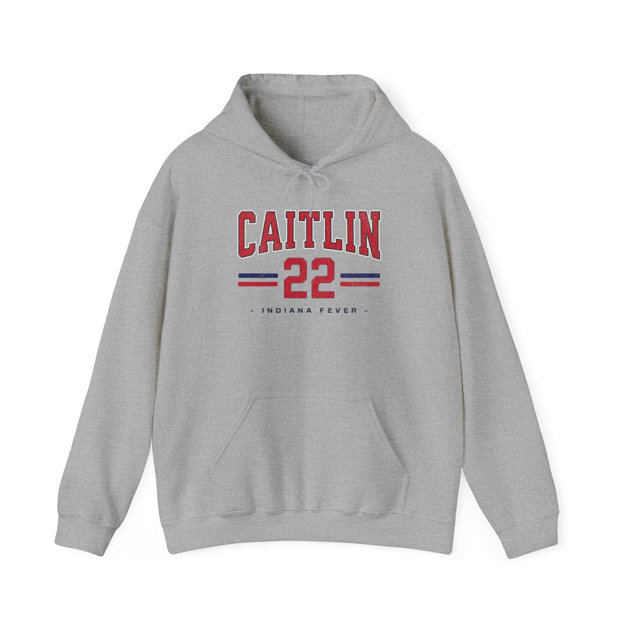 Caitlin Clark 22 Hoodie in sport grey