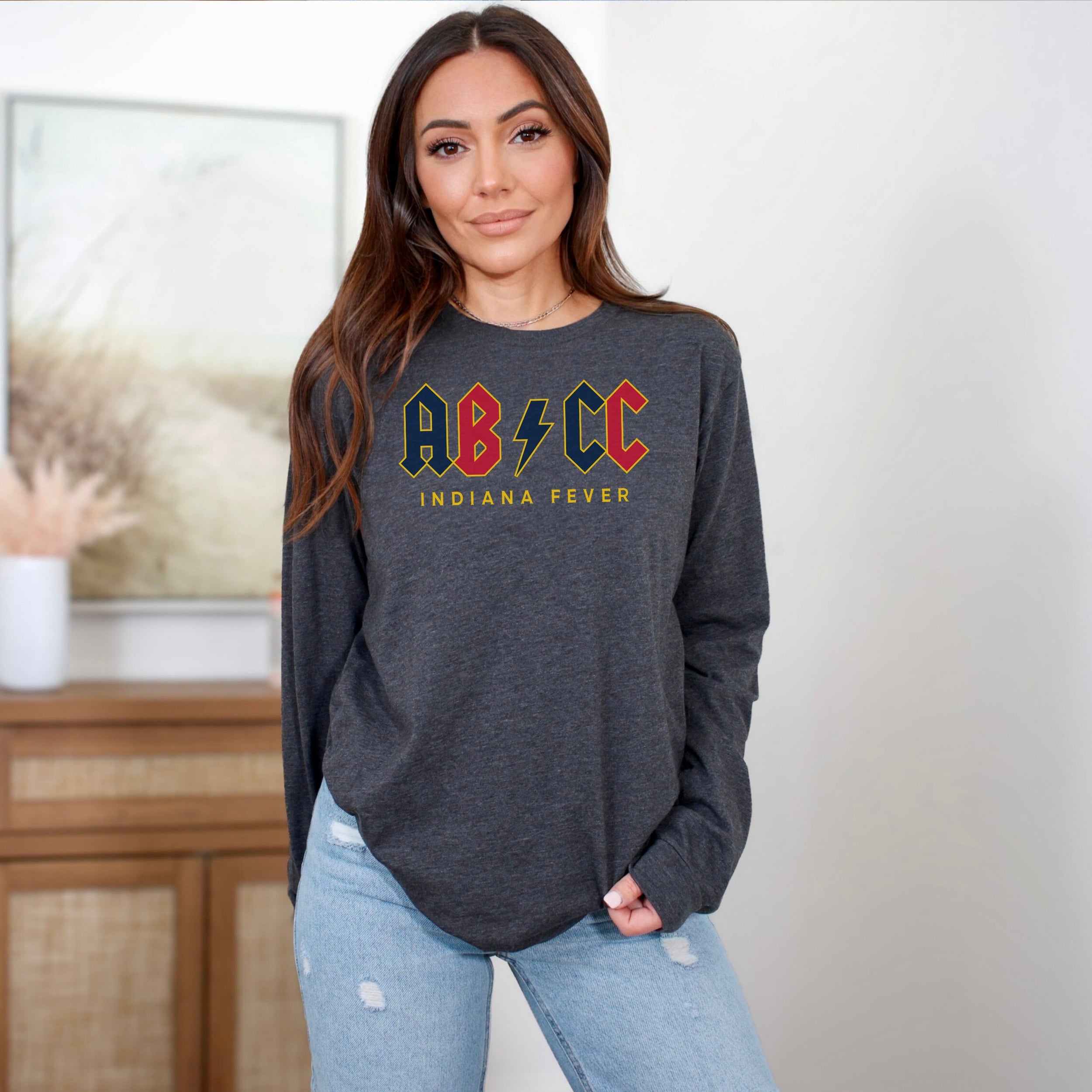 ABCC Aliyah Boston and Caitlin Clark Long Sleeve Tee