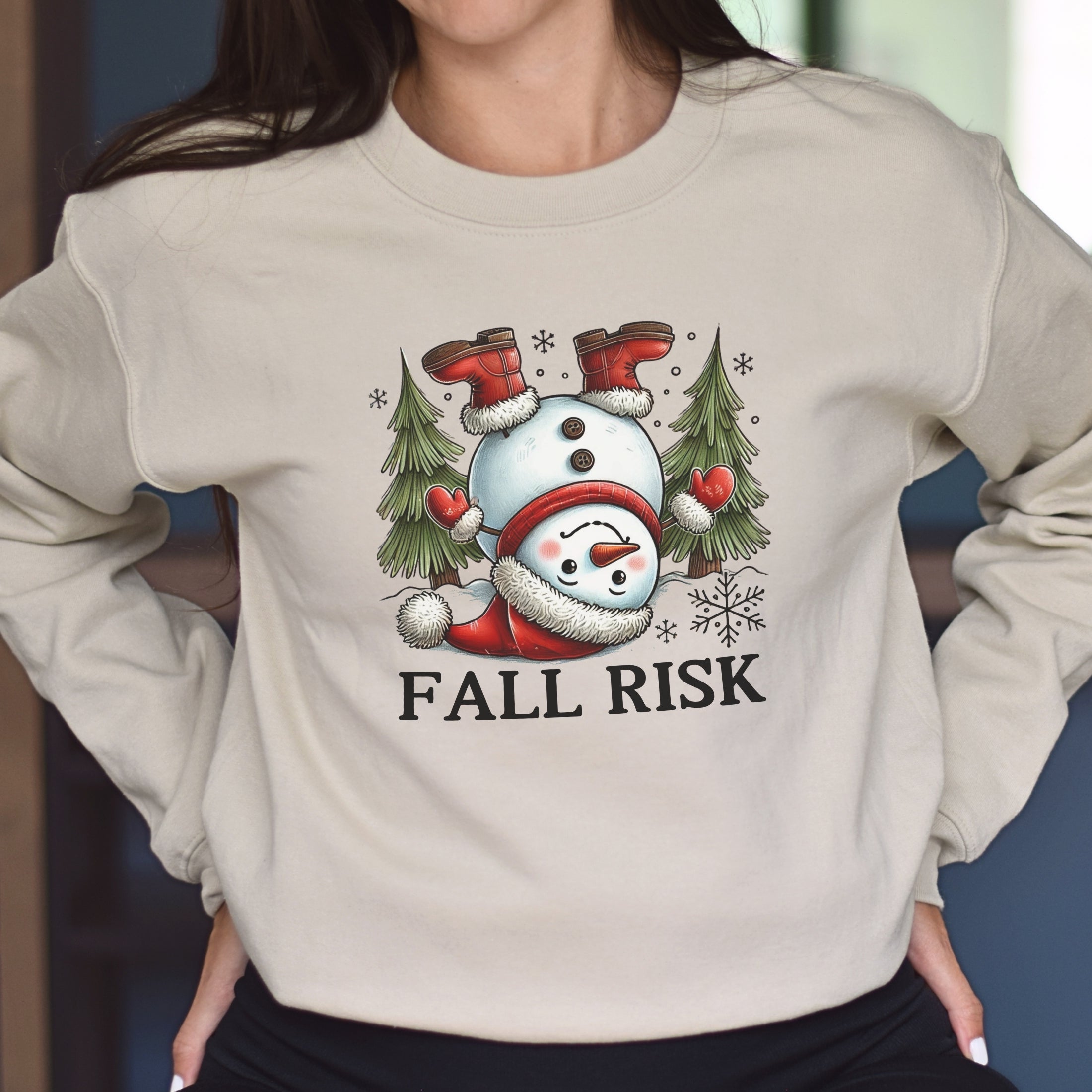 Fall Risk Christmas Sweatshirt