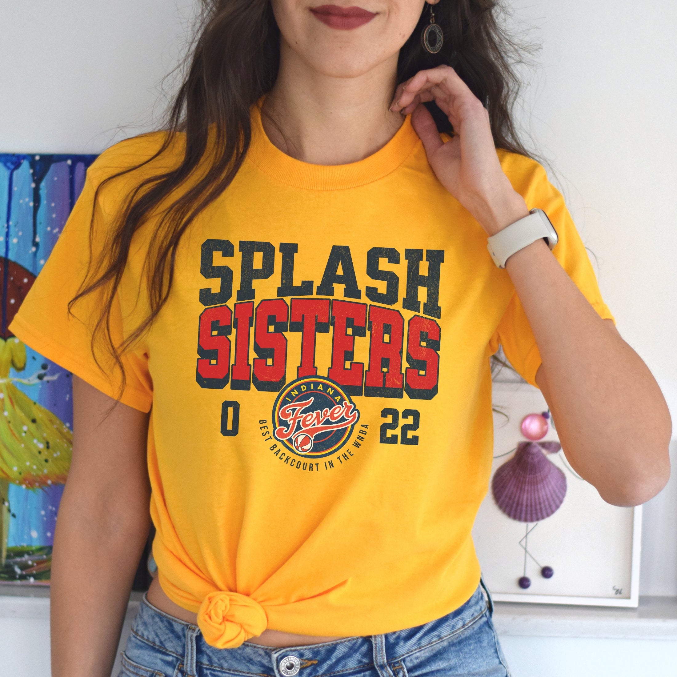 Splash Sisters - Caitlin Clark Kelsey Mitchell T-Shirt