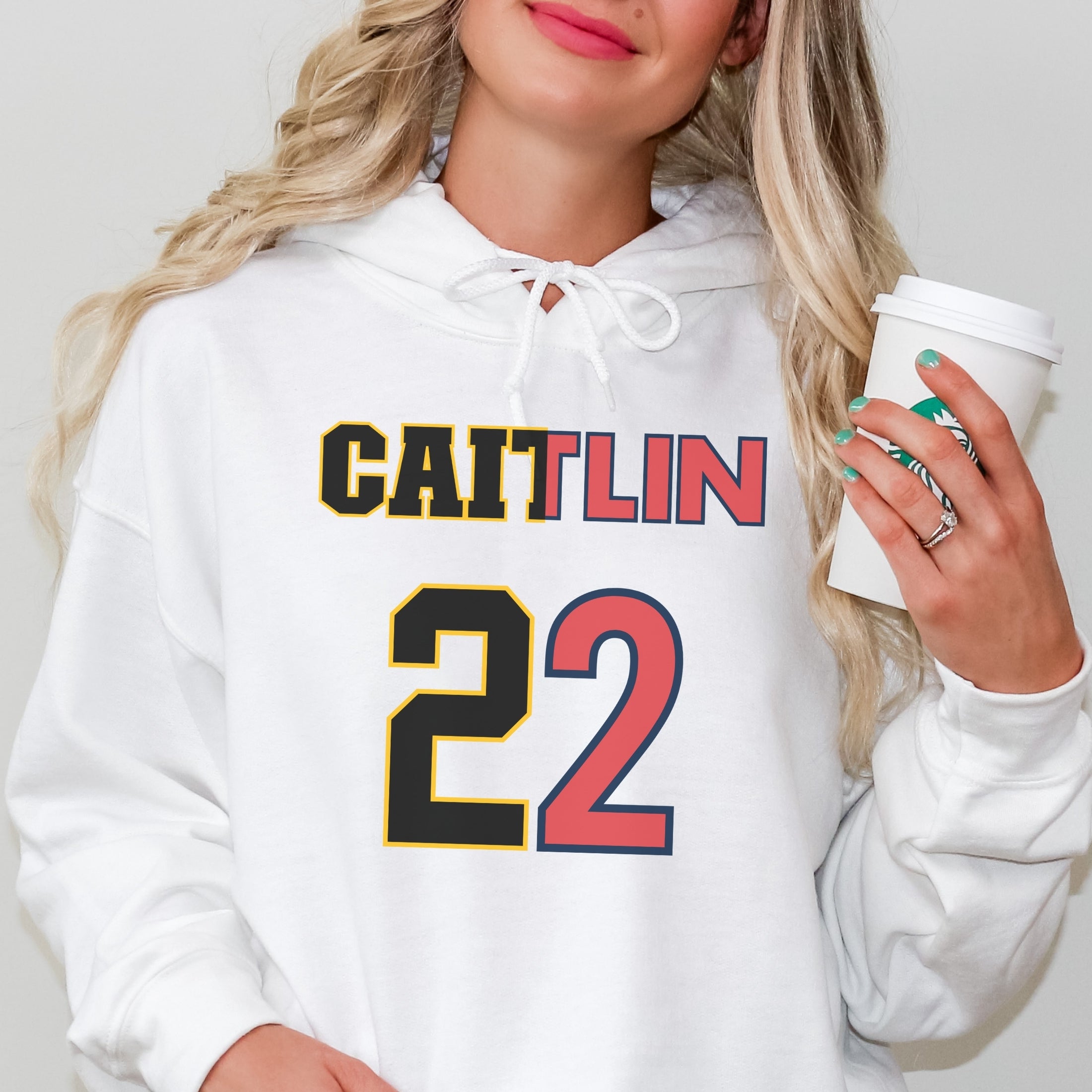 Caitlin Clark 22 Throwback Hoodie