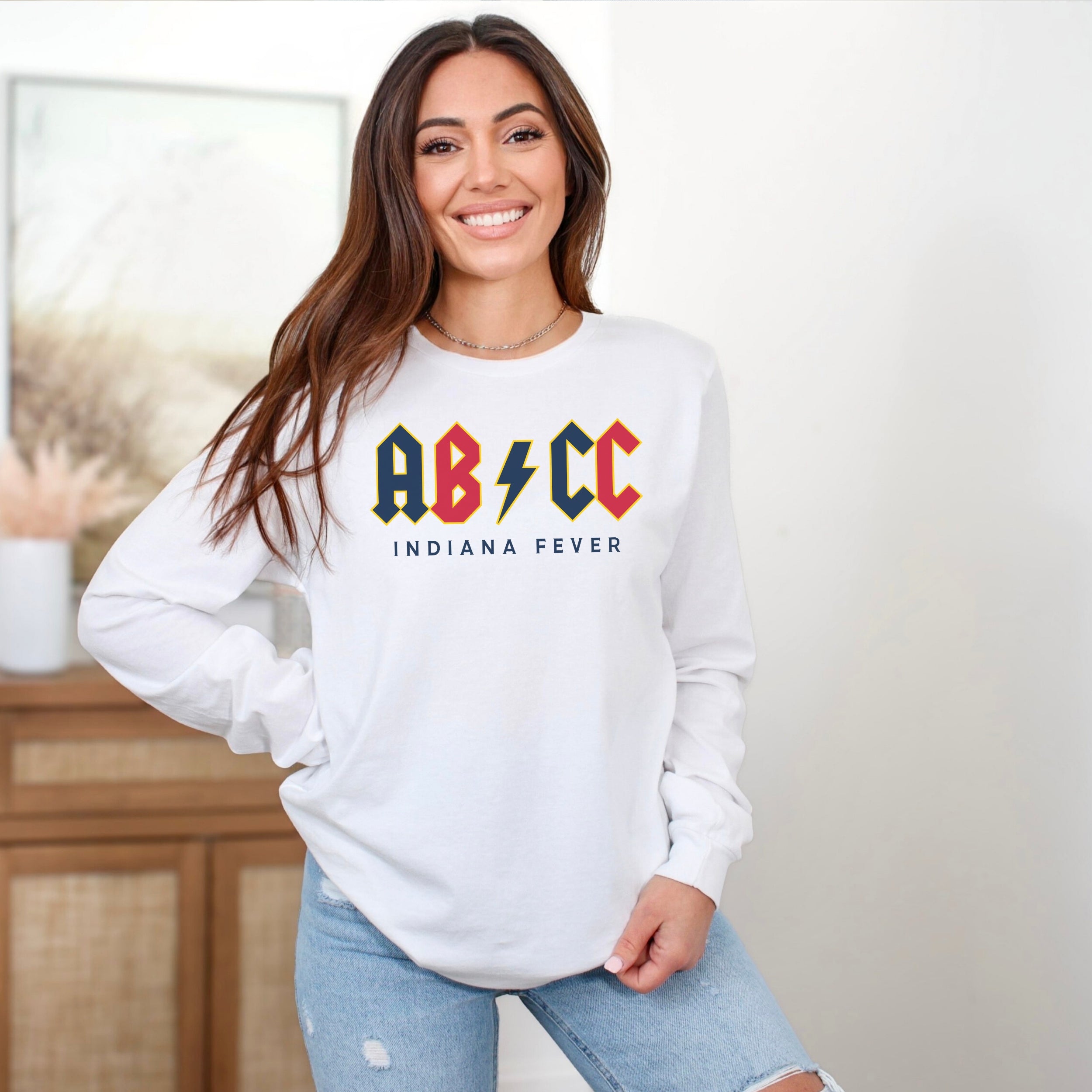 ABCC Aliyah Boston and Caitlin Clark Long Sleeve Tee