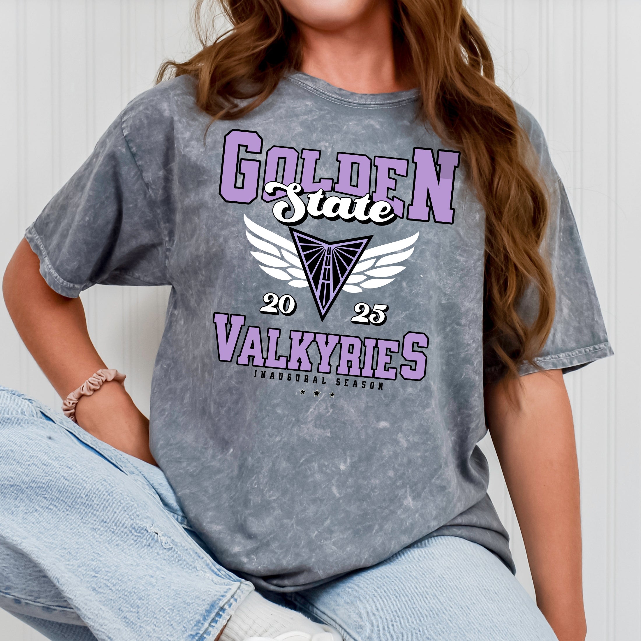 Inaugural Season Golden State Valkyries Mineral Wash T-Shirt