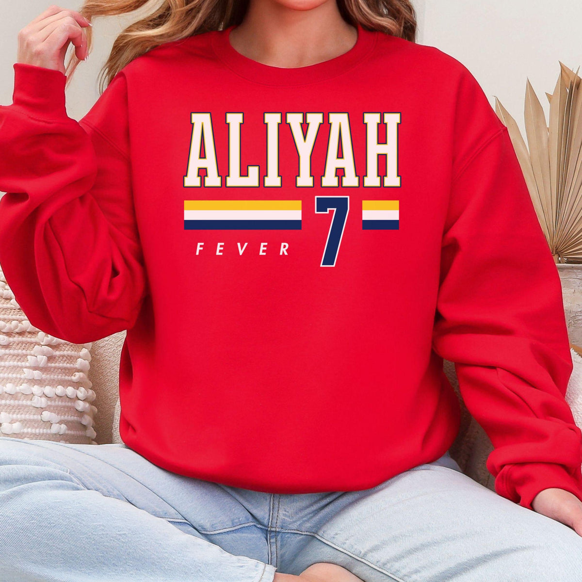 Aliyah Boston Indiana Fever Power Player Crewneck Sweatshirt