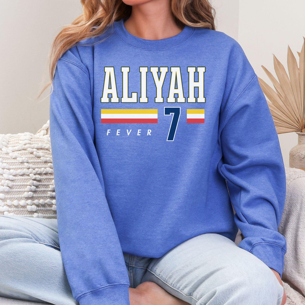 Aliyah Boston Indiana Fever Power Player Crewneck Sweatshirt