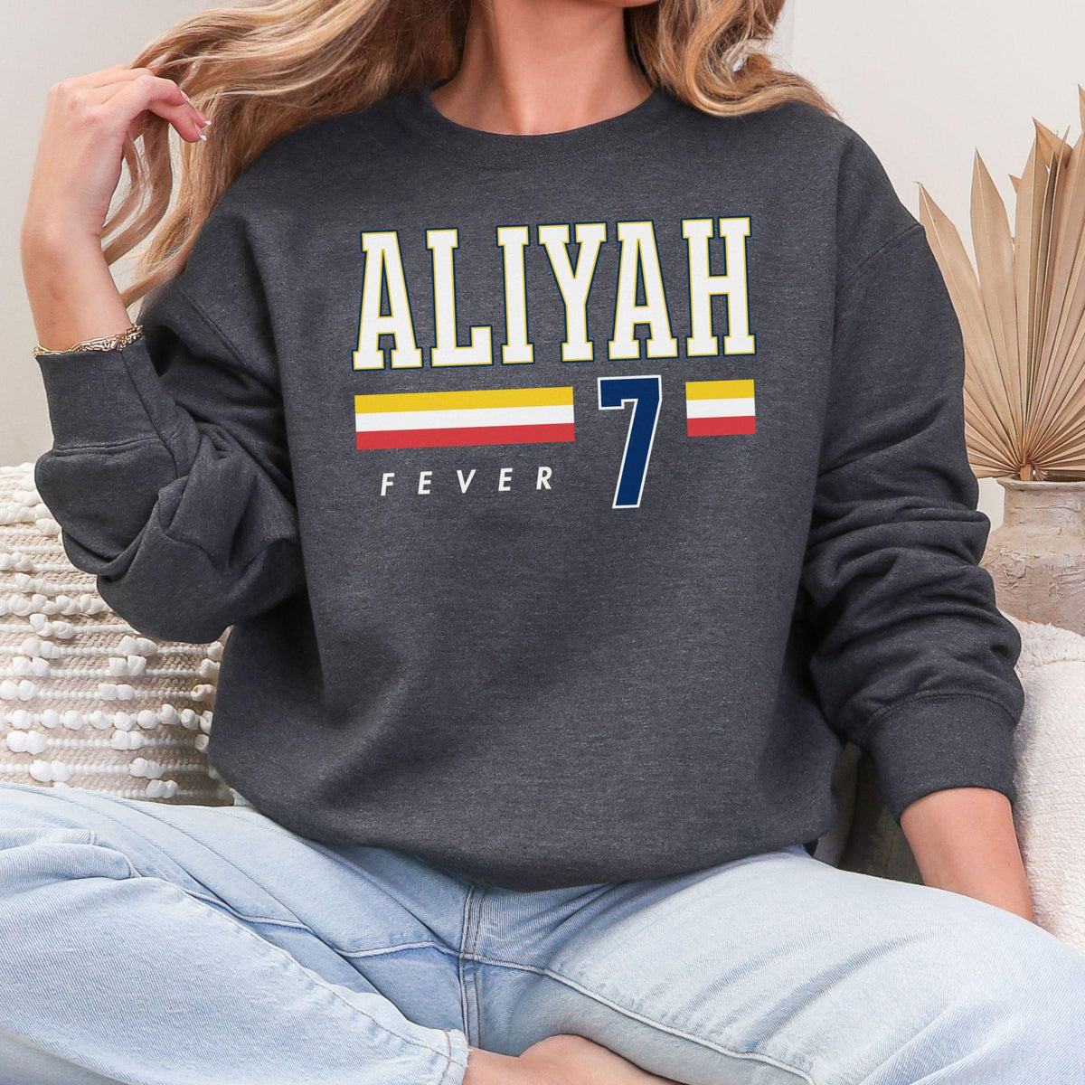 Aliyah Boston Indiana Fever Power Player Crewneck Sweatshirt
