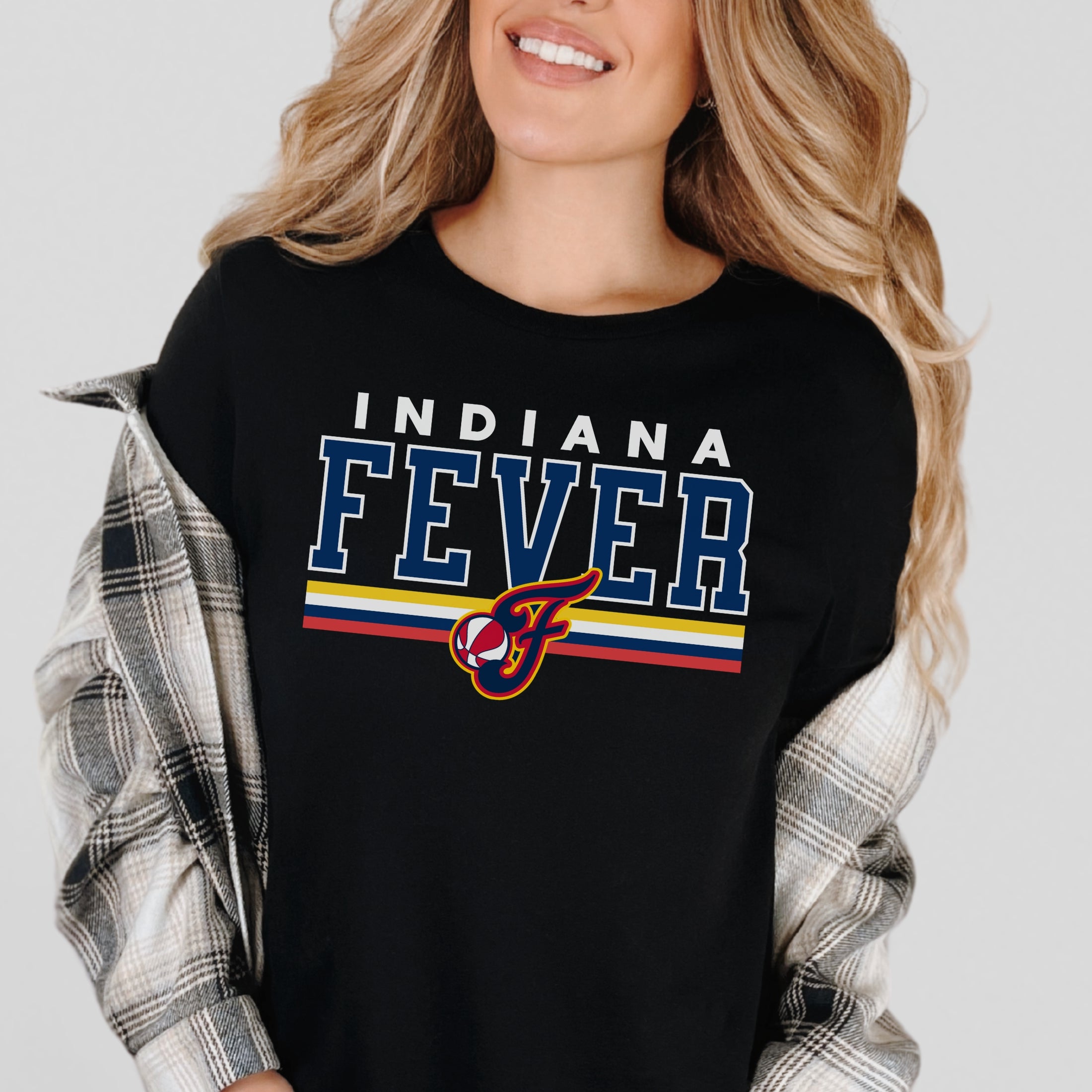 Indiana Fever Bold Stripes T-Shirt