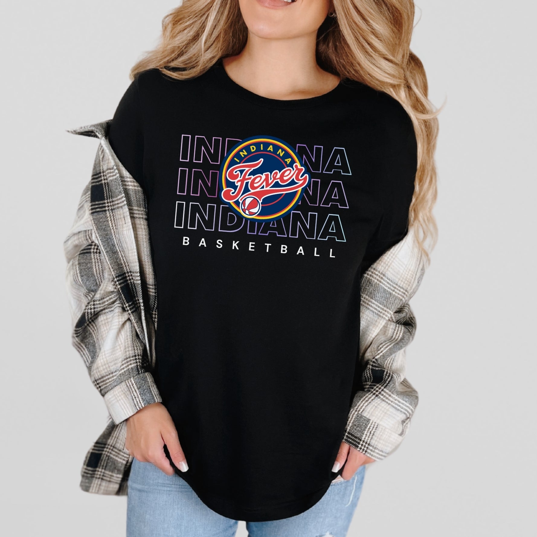 Indiana Fever Triple Threat Gradient Tee