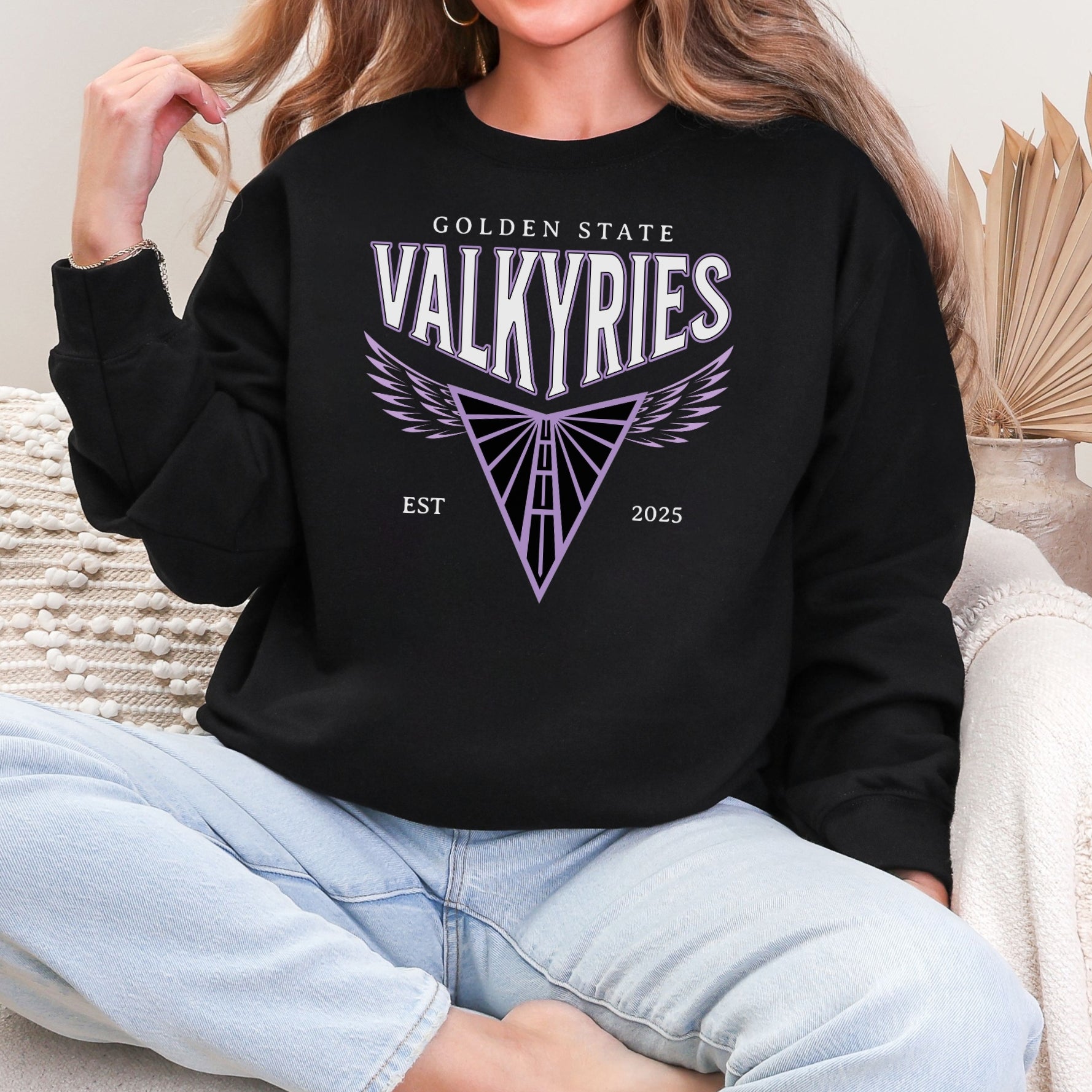 Valkyries Golden State Wings Crewneck Sweatshirt