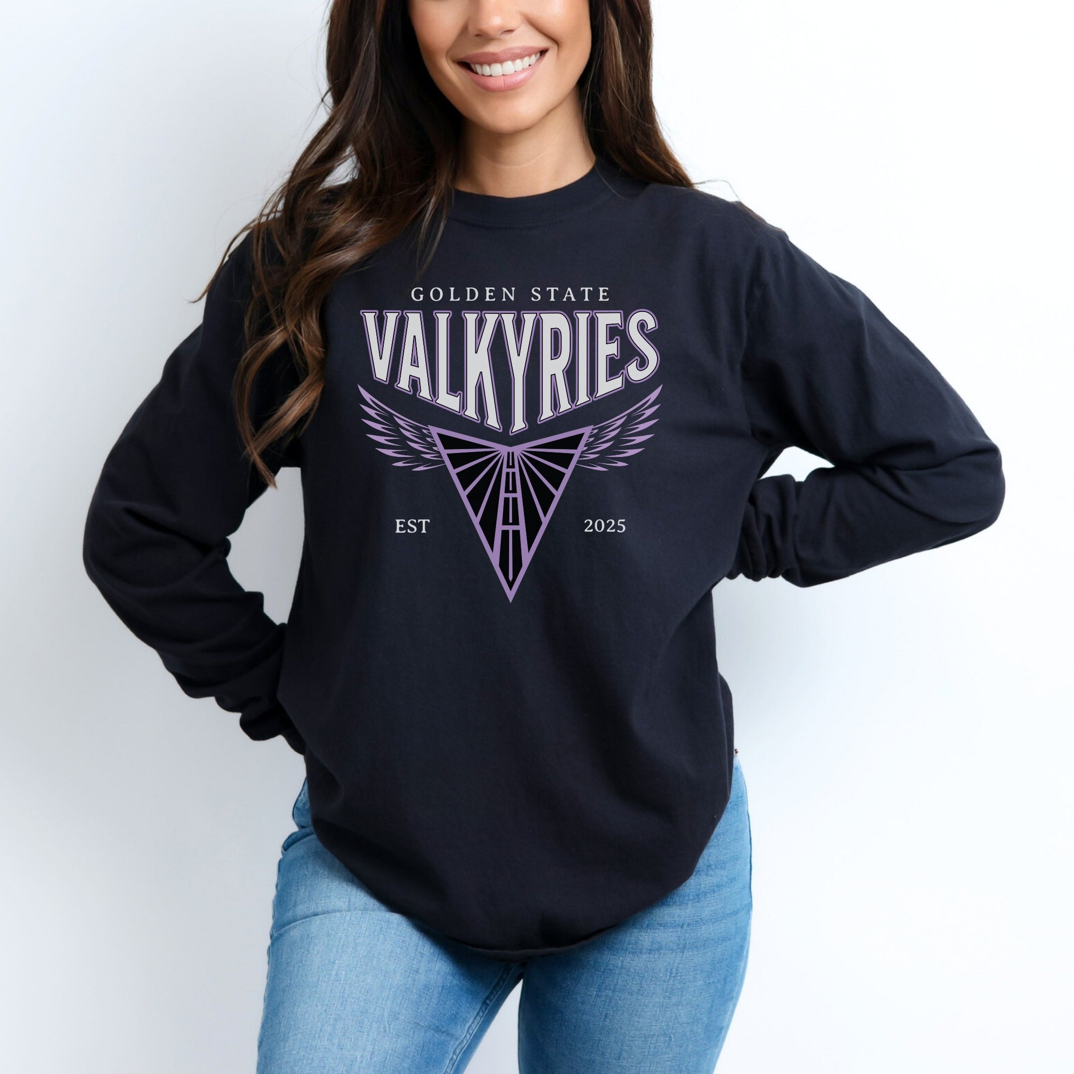 Valkyries Golden State Wings Long Sleeve T-Shirt