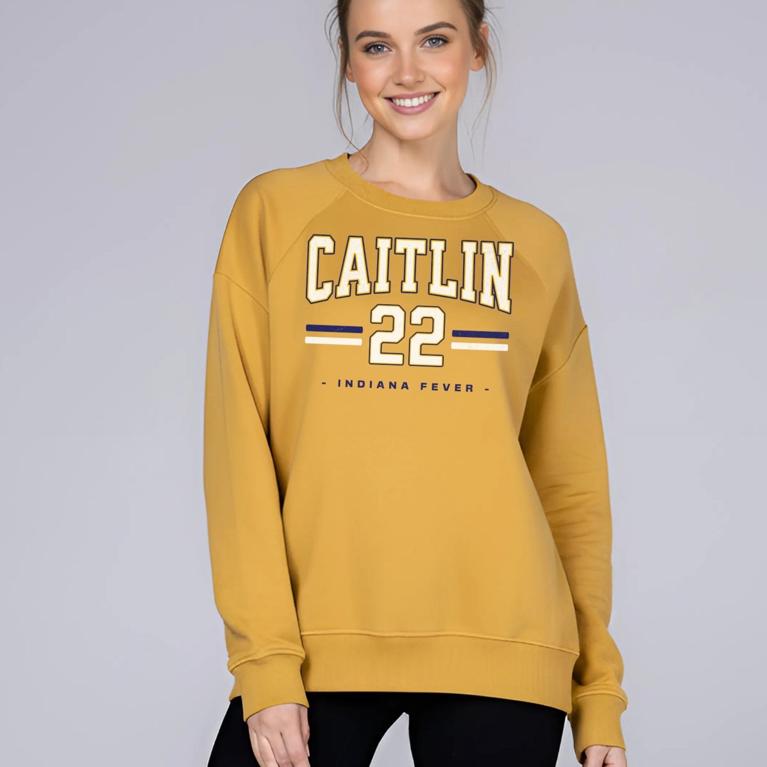 Caitlin Clark Fever Drop Fleece Crewneck