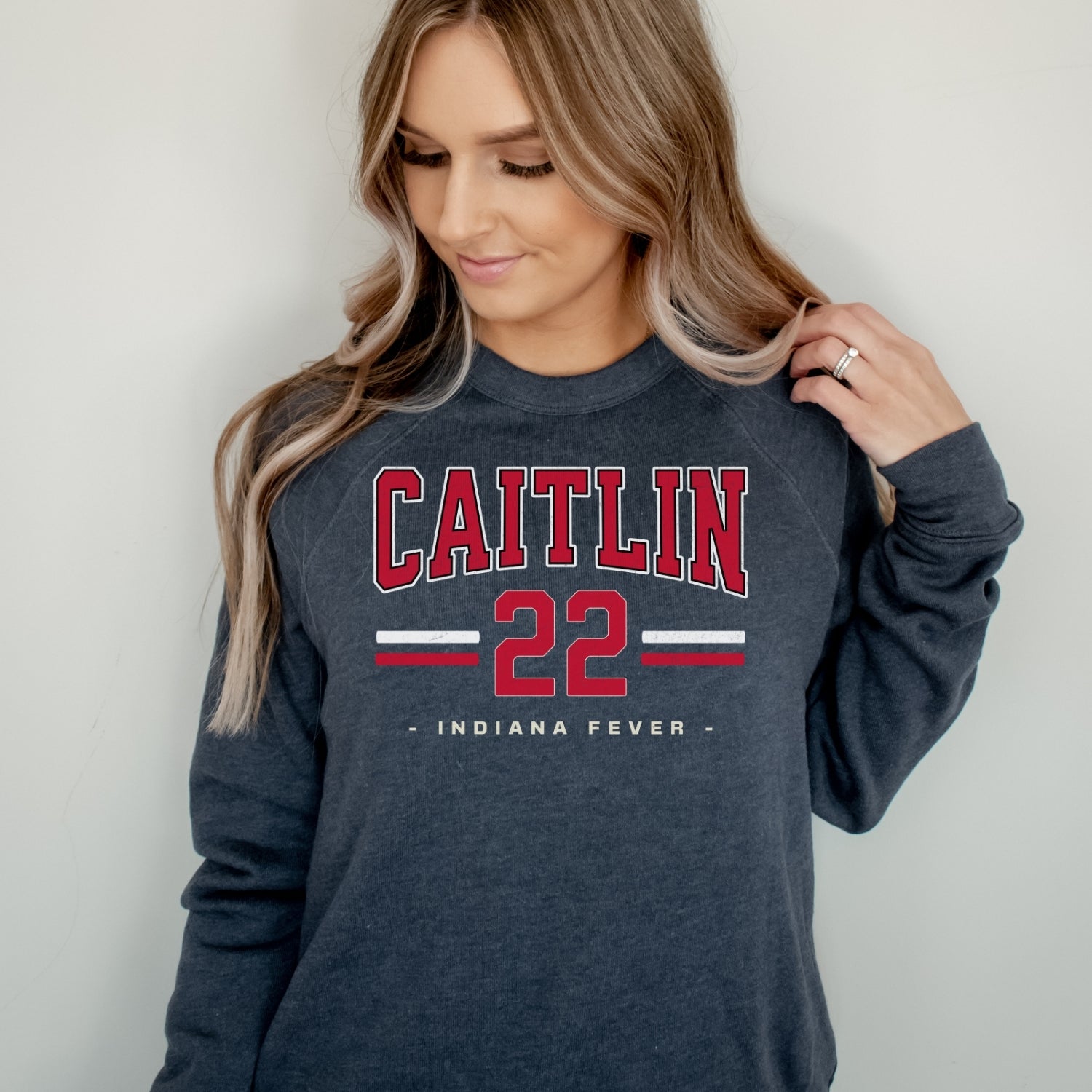 Caitlin Clark Fever Drop Fleece Crewneck