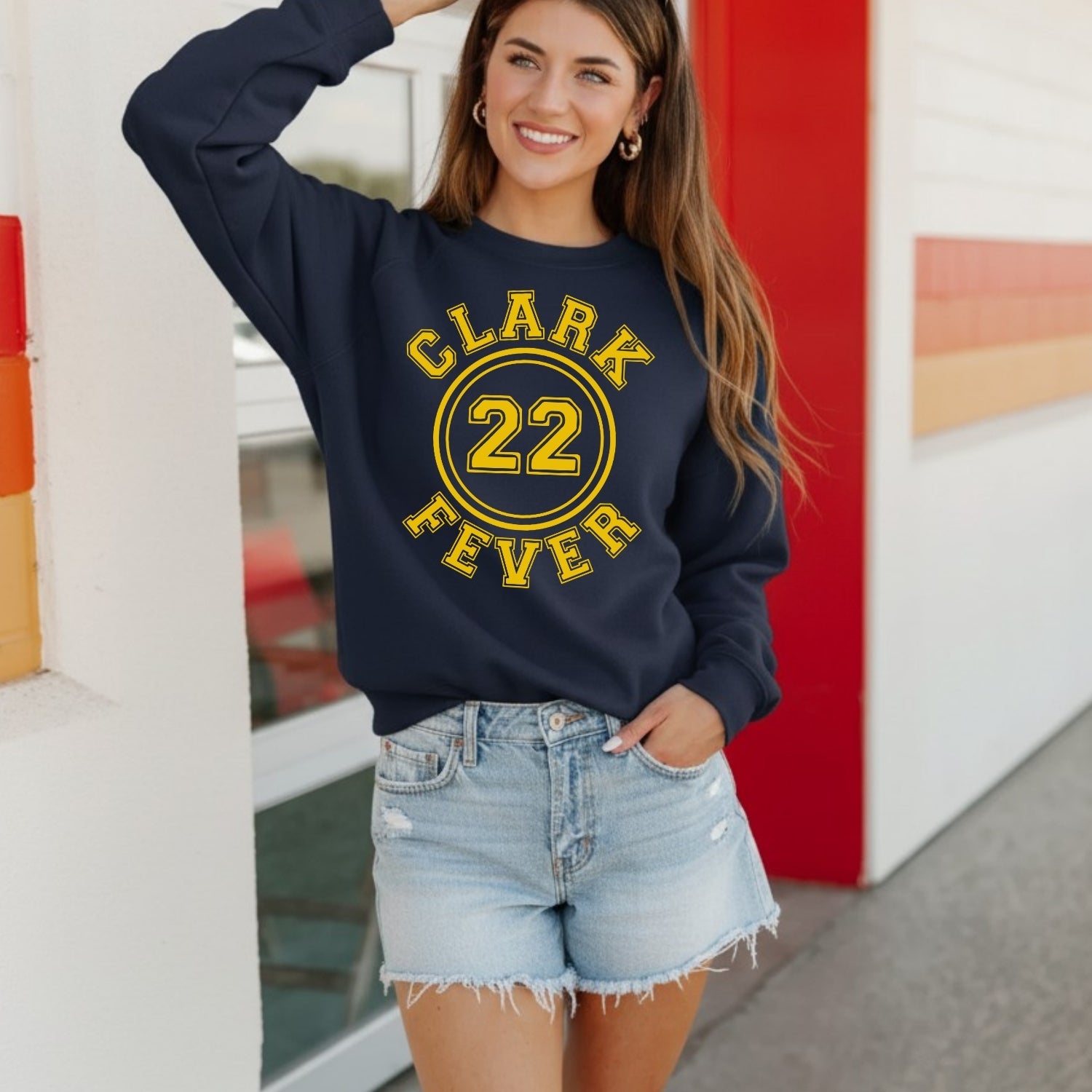 Caitlin Fever 22 Jersey Fleece Crewneck