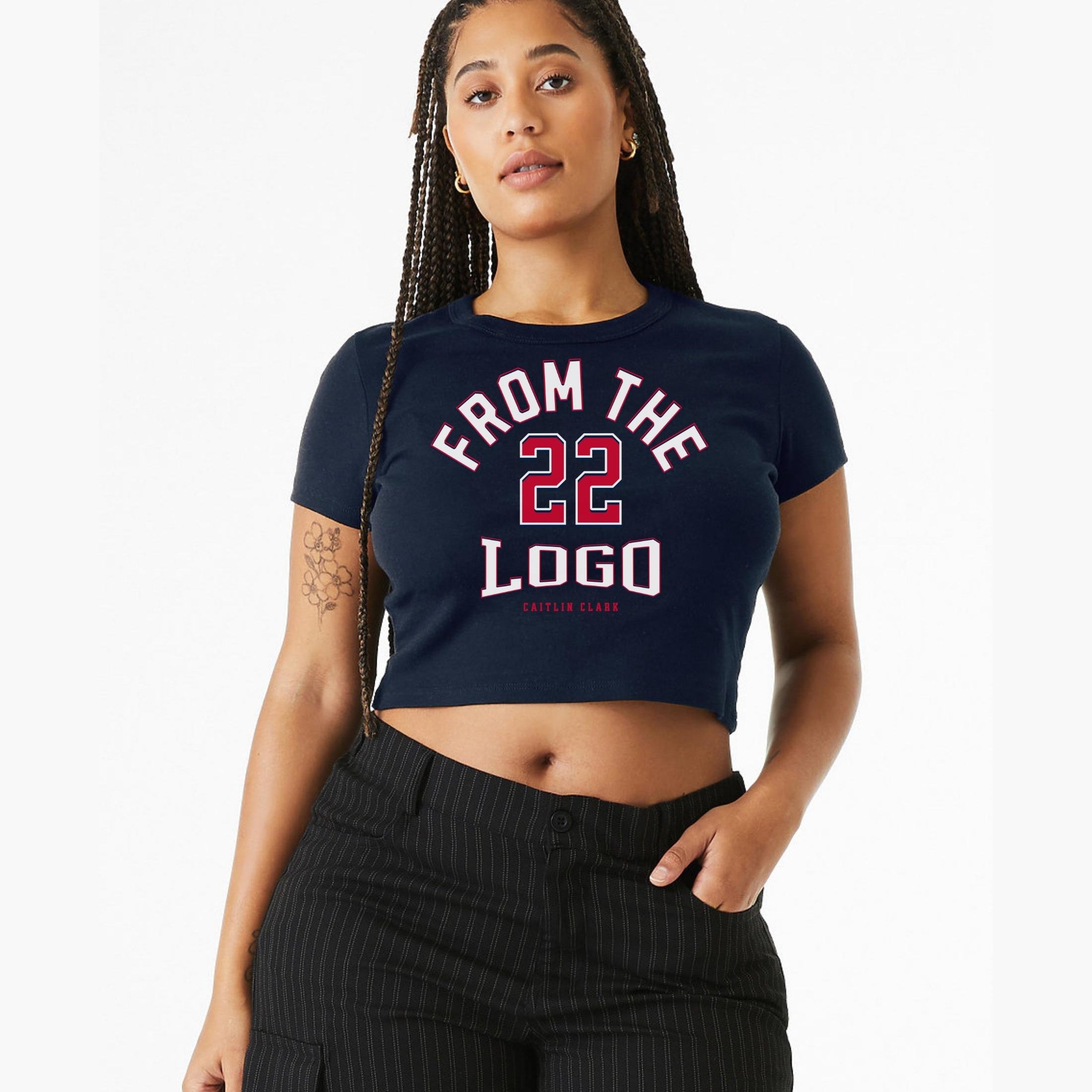 Caitlin Clark From the Logo Women's Baby Tee