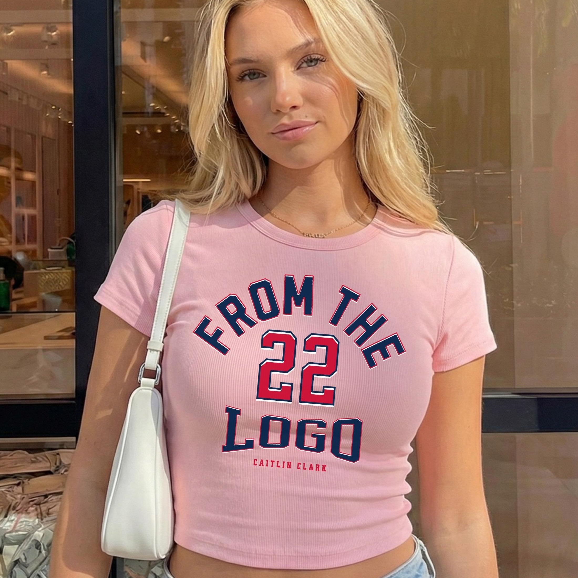 Caitlin Clark From the Logo Women's Baby Tee