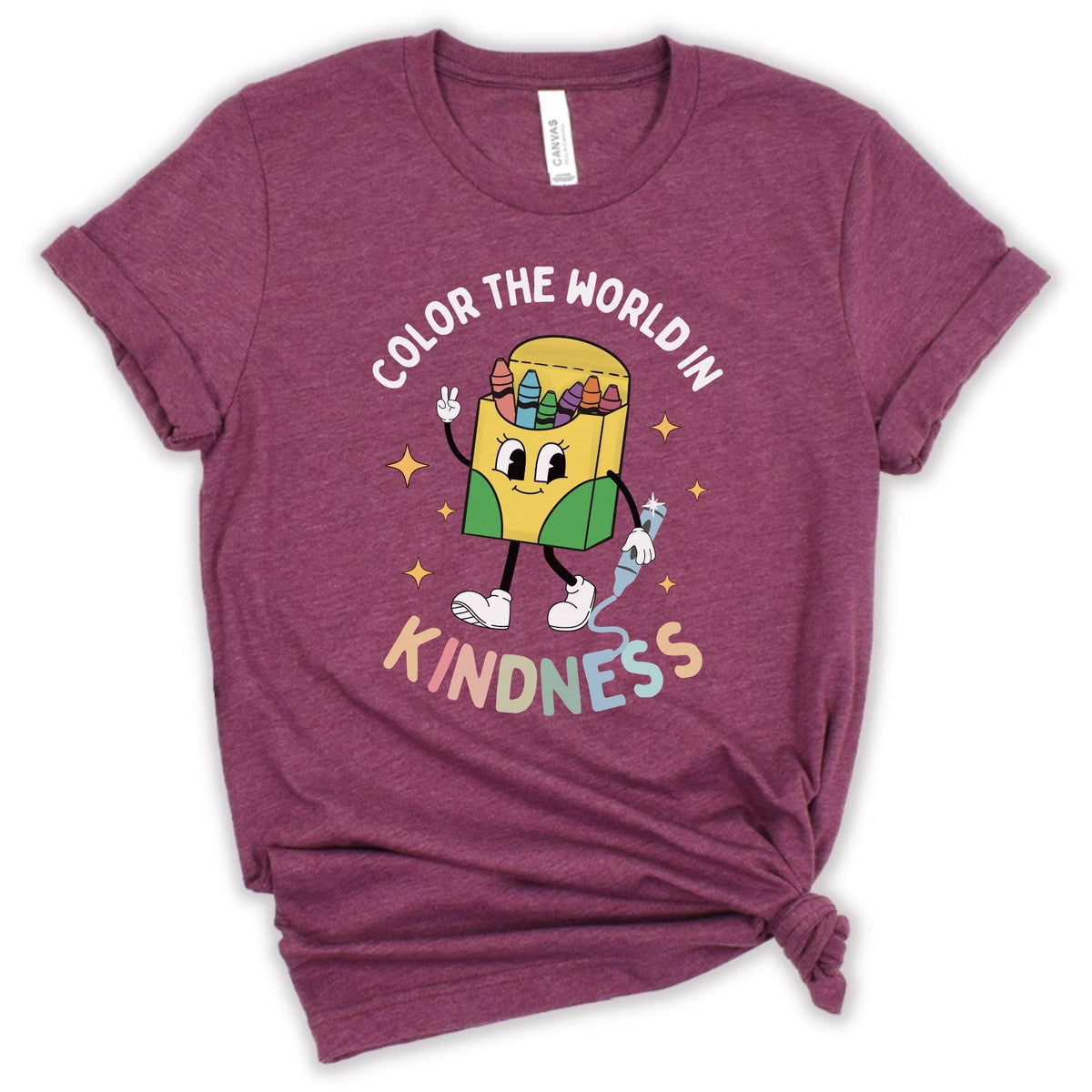 Color the World in Kindness Crayon Inclusion T-Shirt