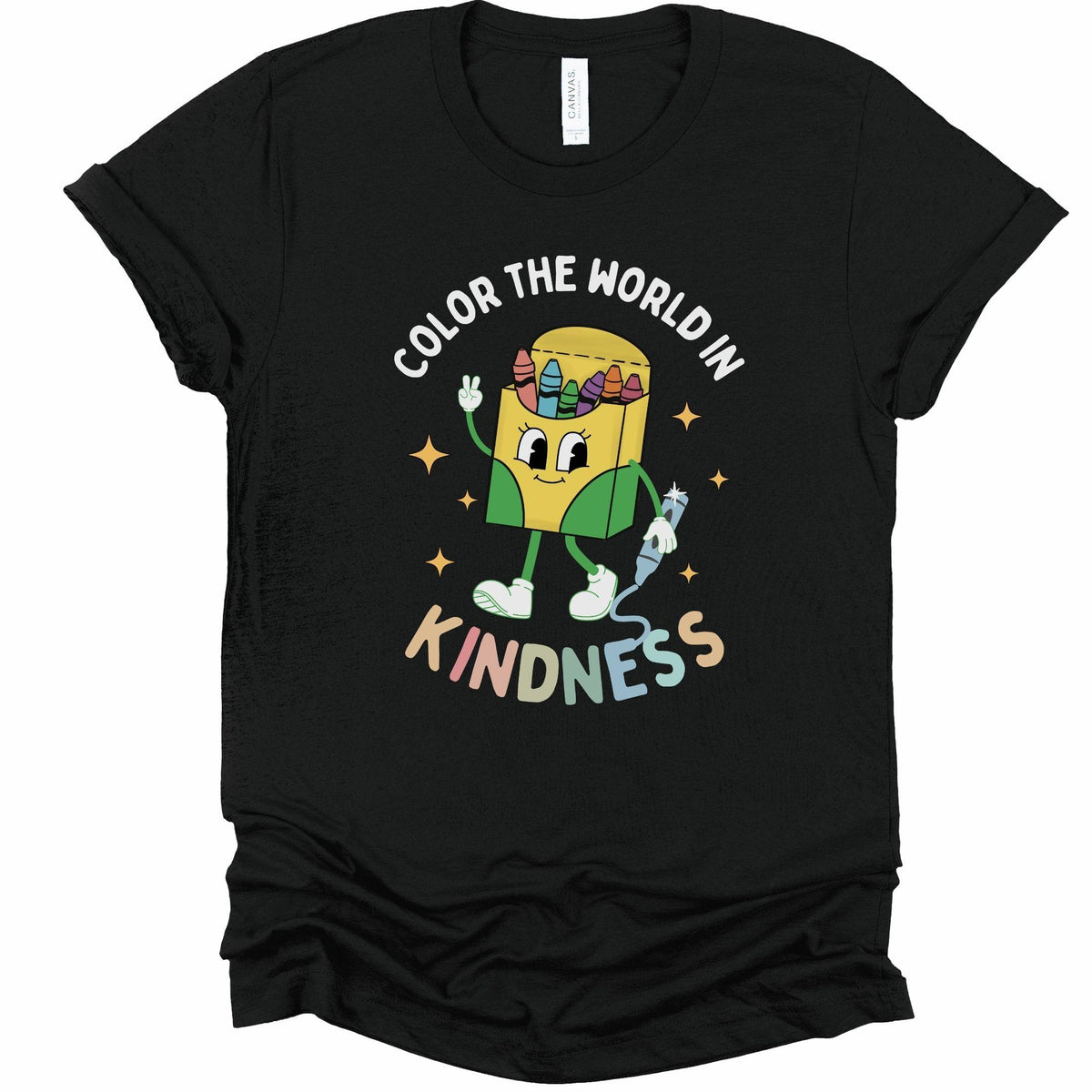 Color the World in Kindness Crayon Inclusion T-Shirt