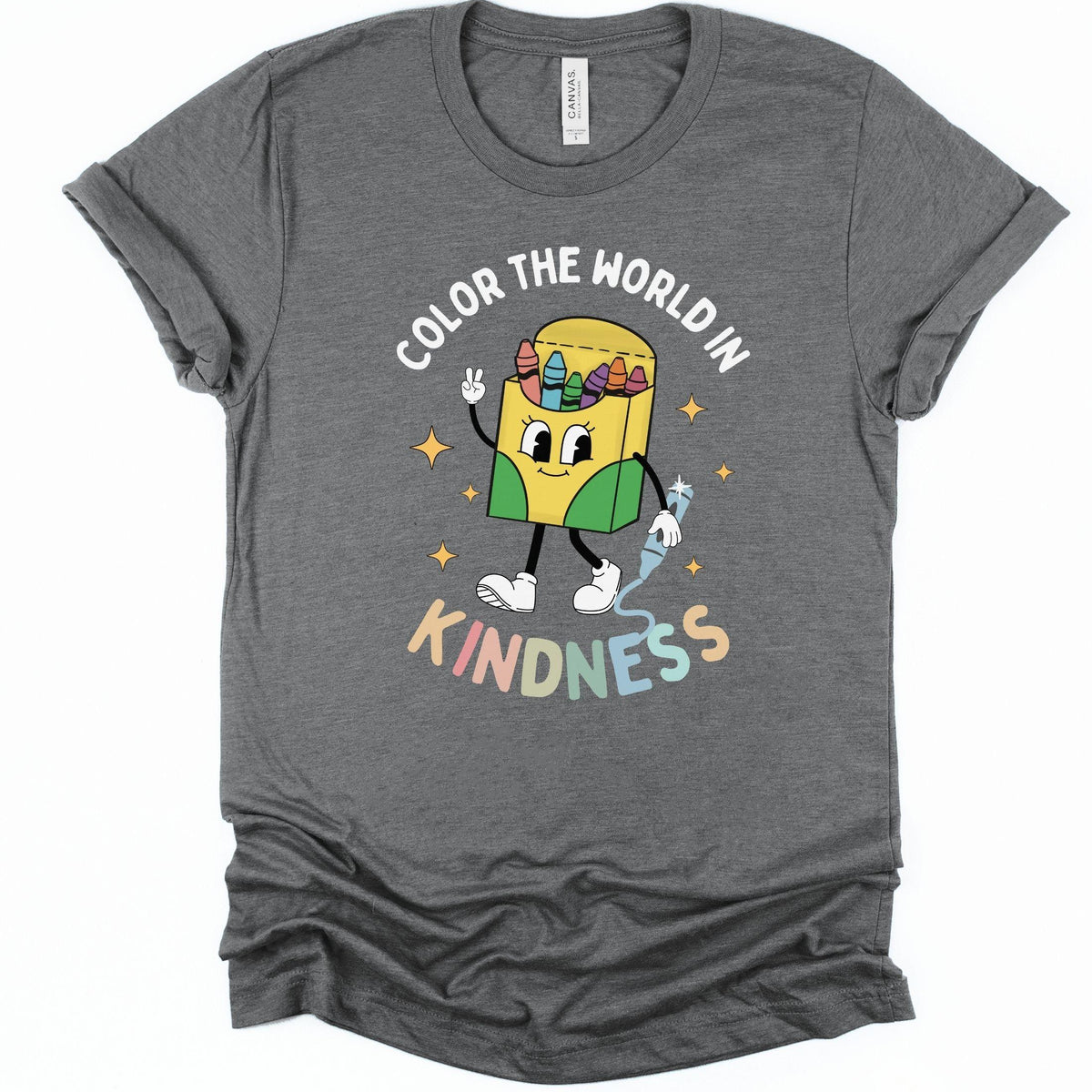Color the World in Kindness Crayon Inclusion T-Shirt
