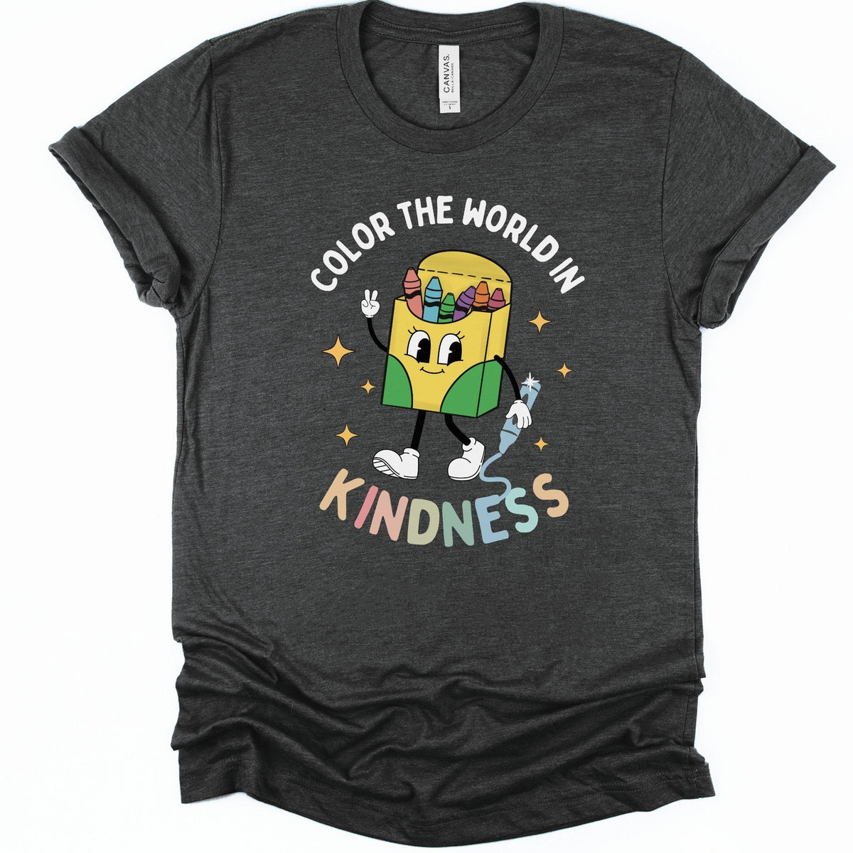 Color the World in Kindness Crayon Inclusion T-Shirt