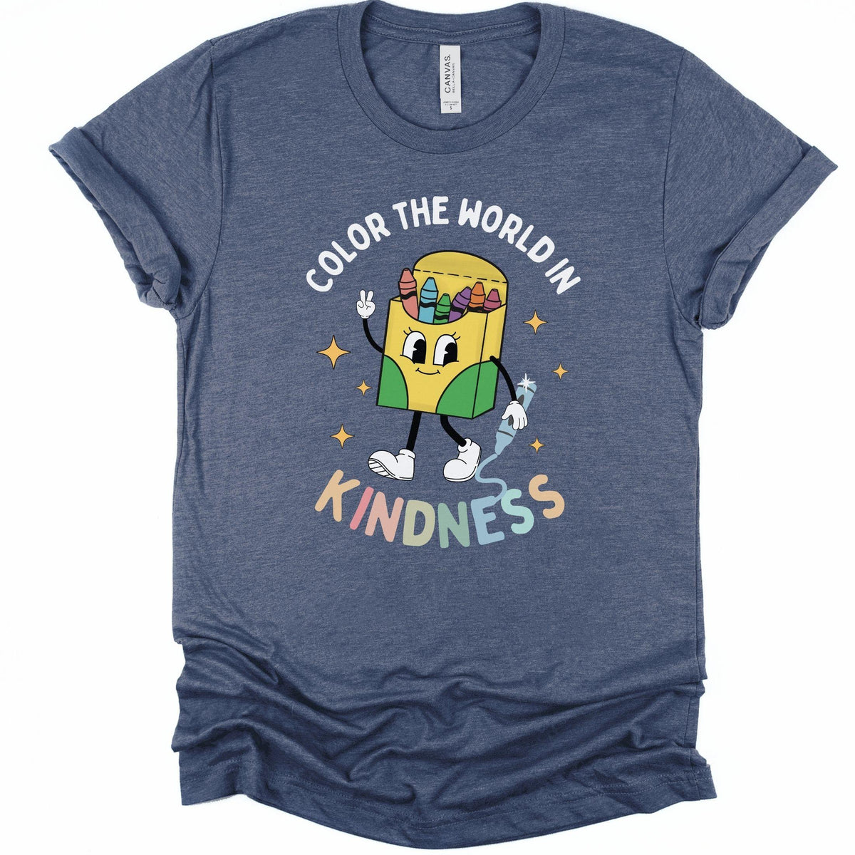 Color the World in Kindness Crayon Inclusion T-Shirt