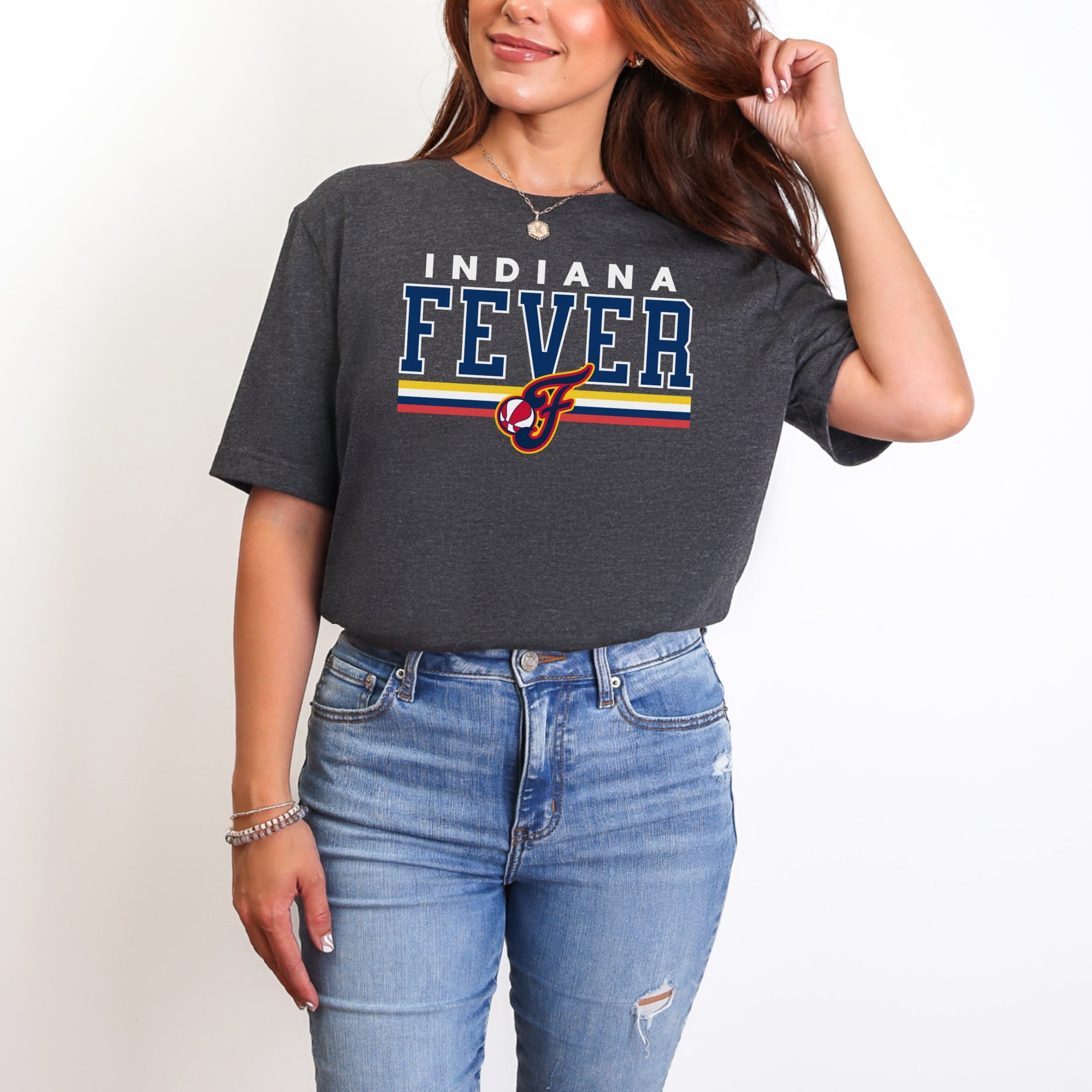 Indiana Fever Bold Stripes T-Shirt