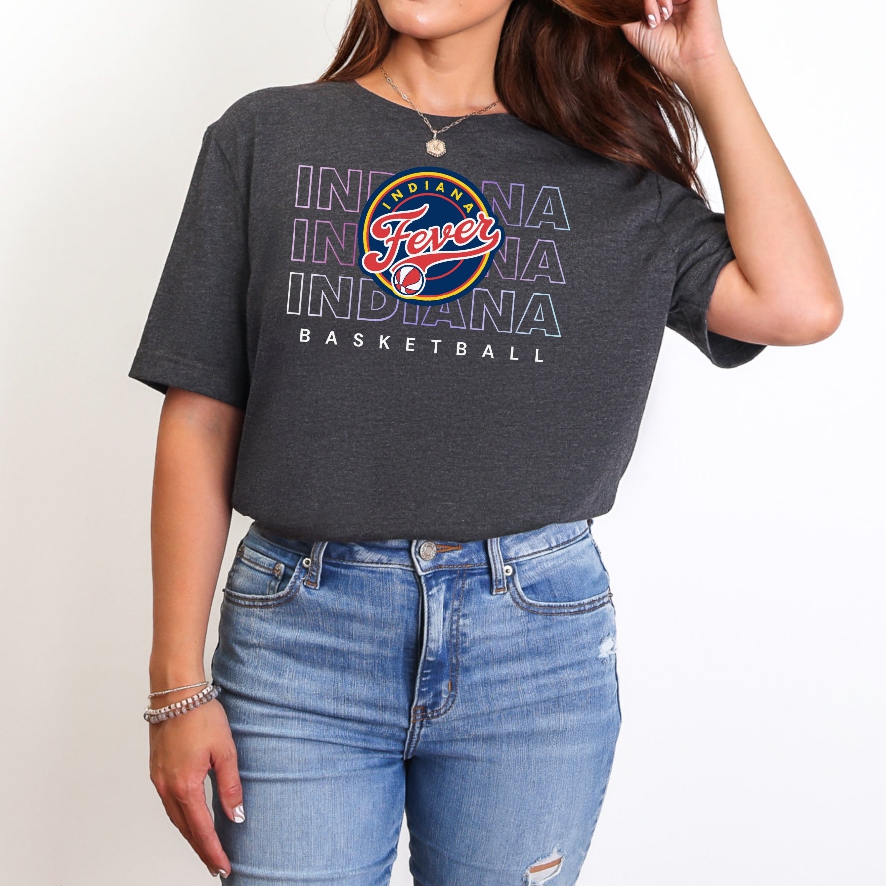 Indiana Fever Triple Threat Gradient Tee
