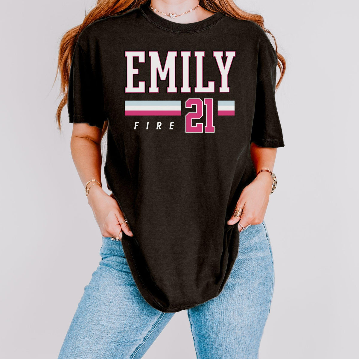 Emily Engstler Portland Fire Power Player T-Shirt