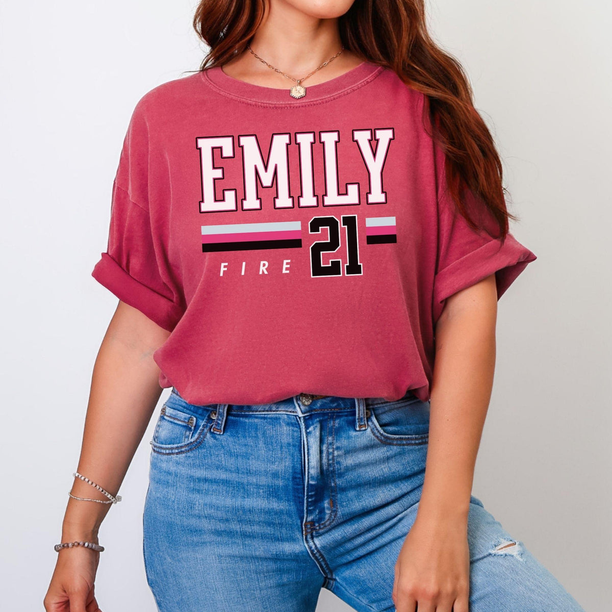 Emily Engstler Portland Fire Power Player T-Shirt