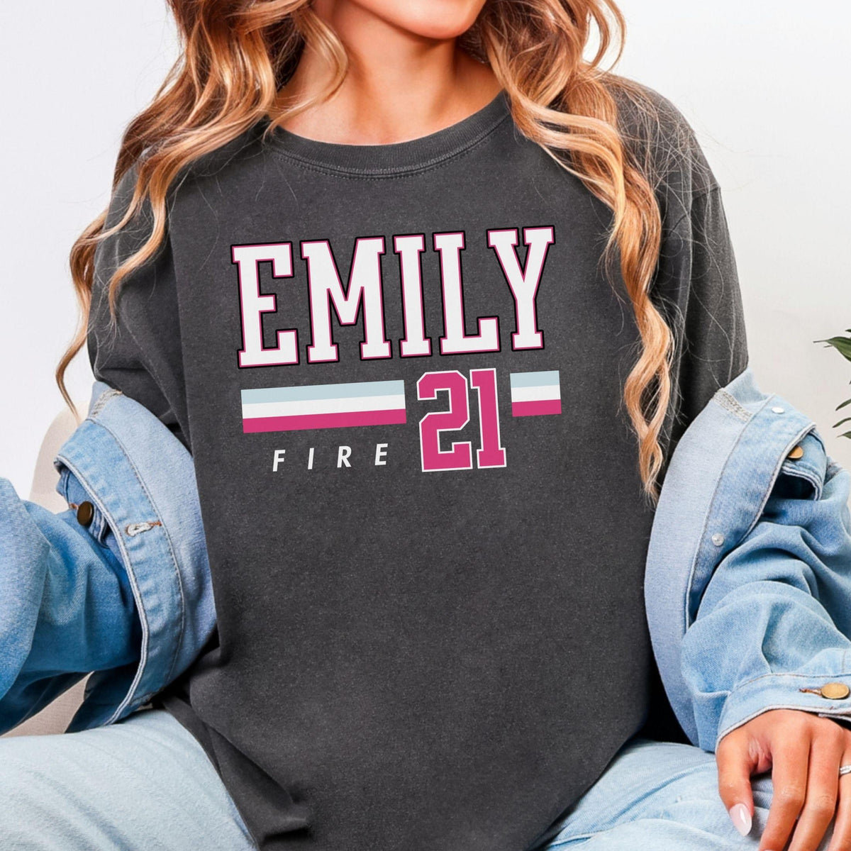 Emily Engstler Portland Fire Power Player T-Shirt